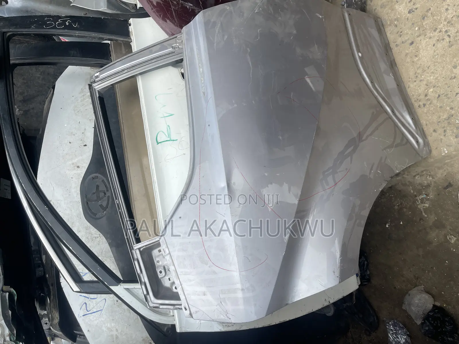 Toyota C-Hr Back Right Door 016-020(Body Spare Parts)