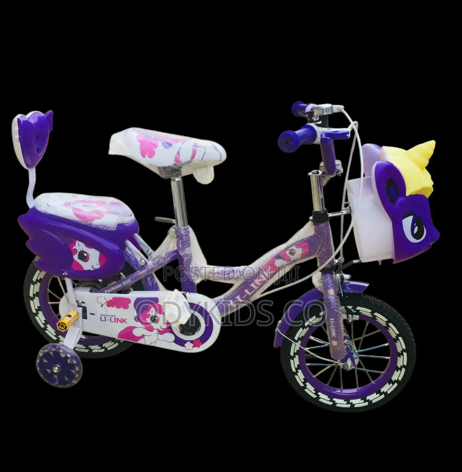 Unicorn Bicycle For Kids In Different Colors For 4 To 7yrs