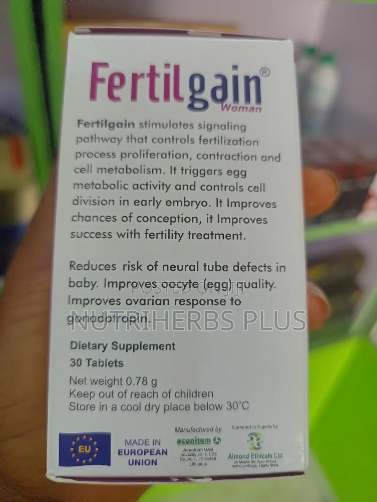 Fertilgain for Women Fertility and Reproductive Ovarian