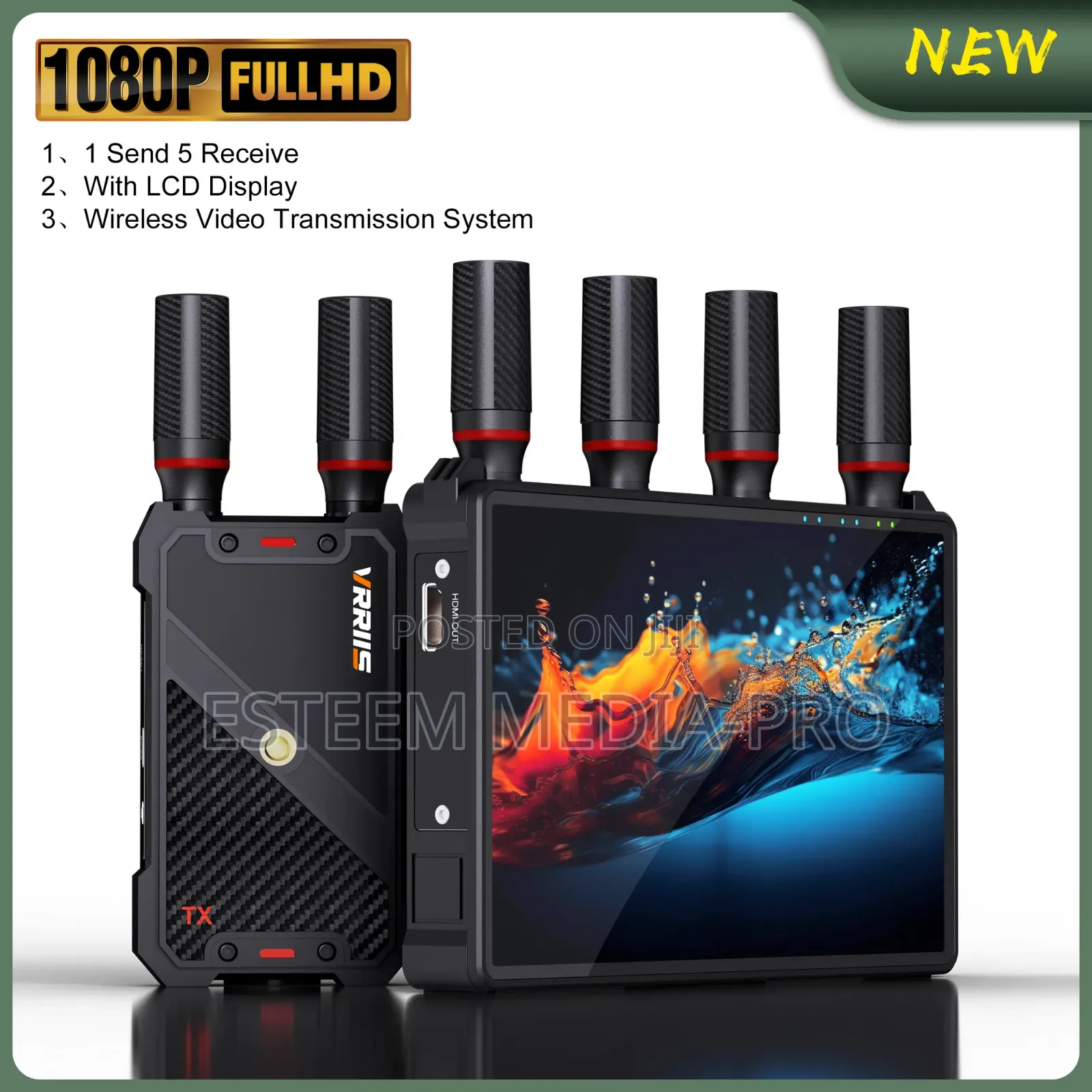 Vrriis Wl083p (400meters) Wireless Hdmi Transmitter And Rece