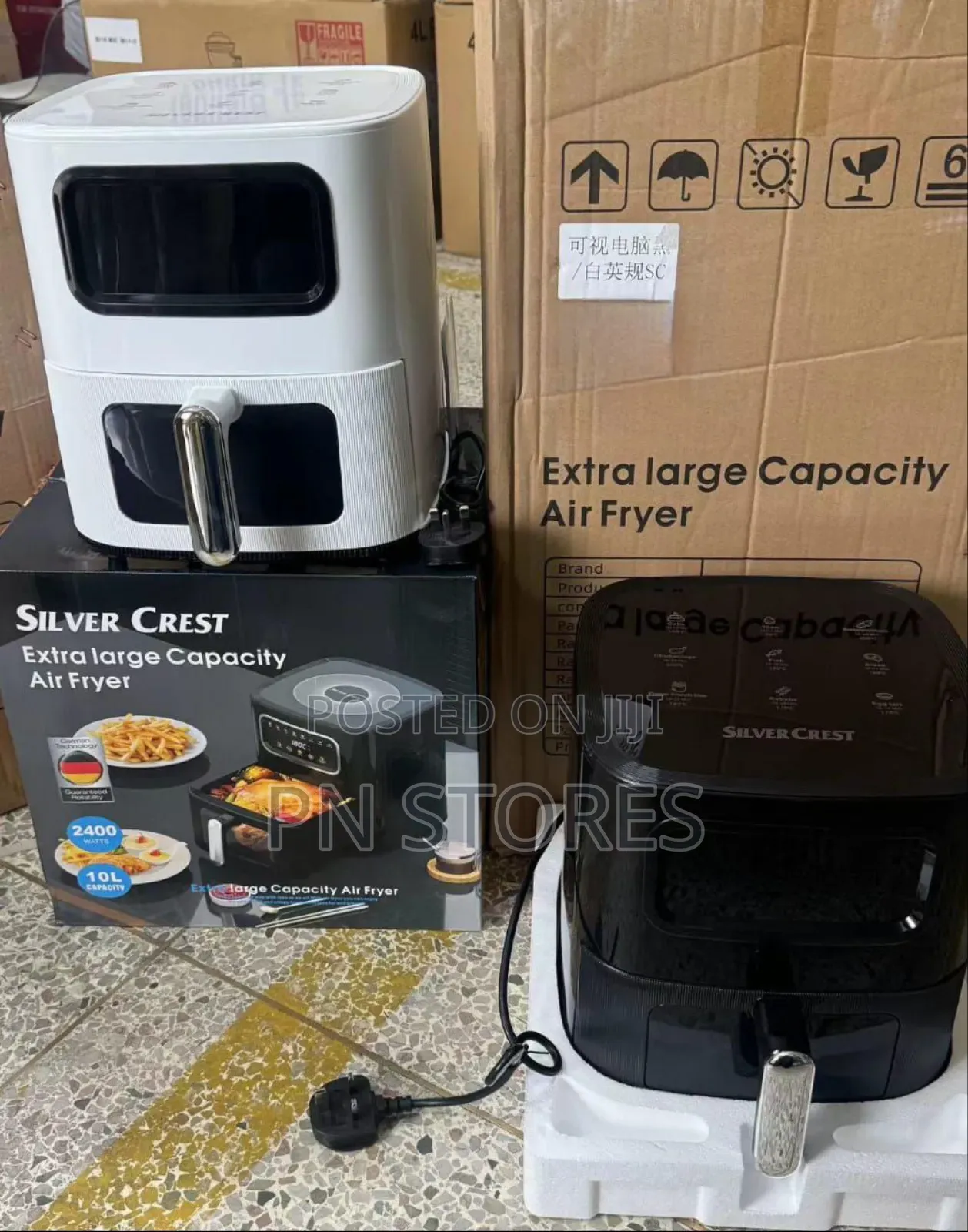 10litres Silver Crest Extra Large Digital Air Fryer