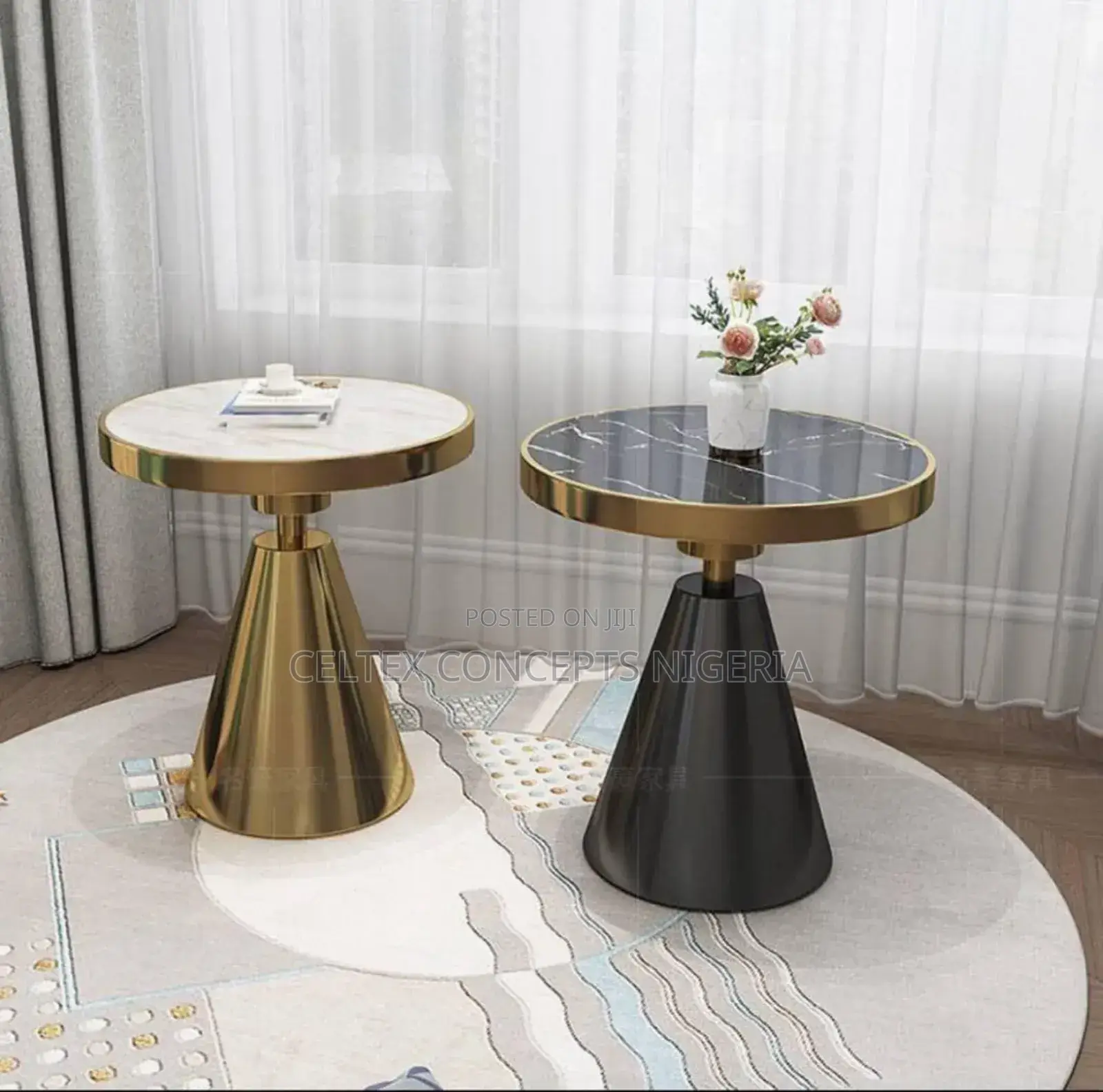 Marble Top Side Stool