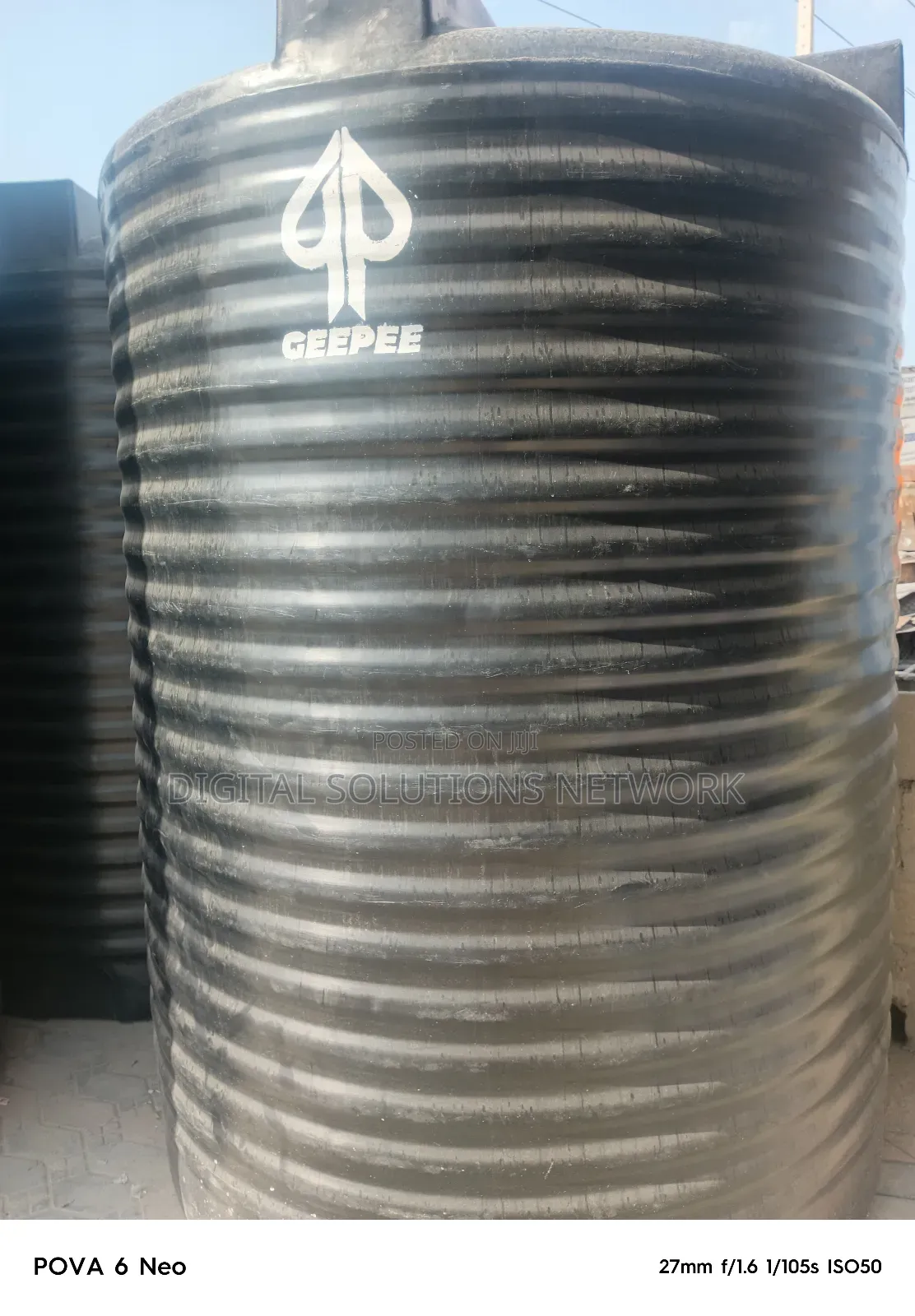 10,000 Litres Geepee Tank - Rubber Quality