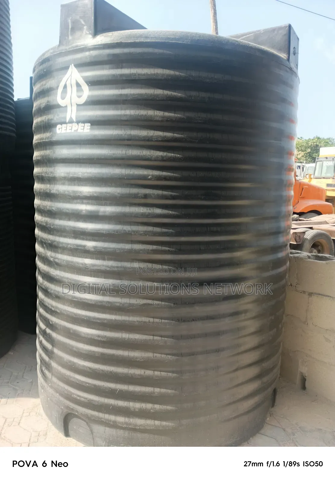 10,000 Litres Geepee Tank - Rubber Quality