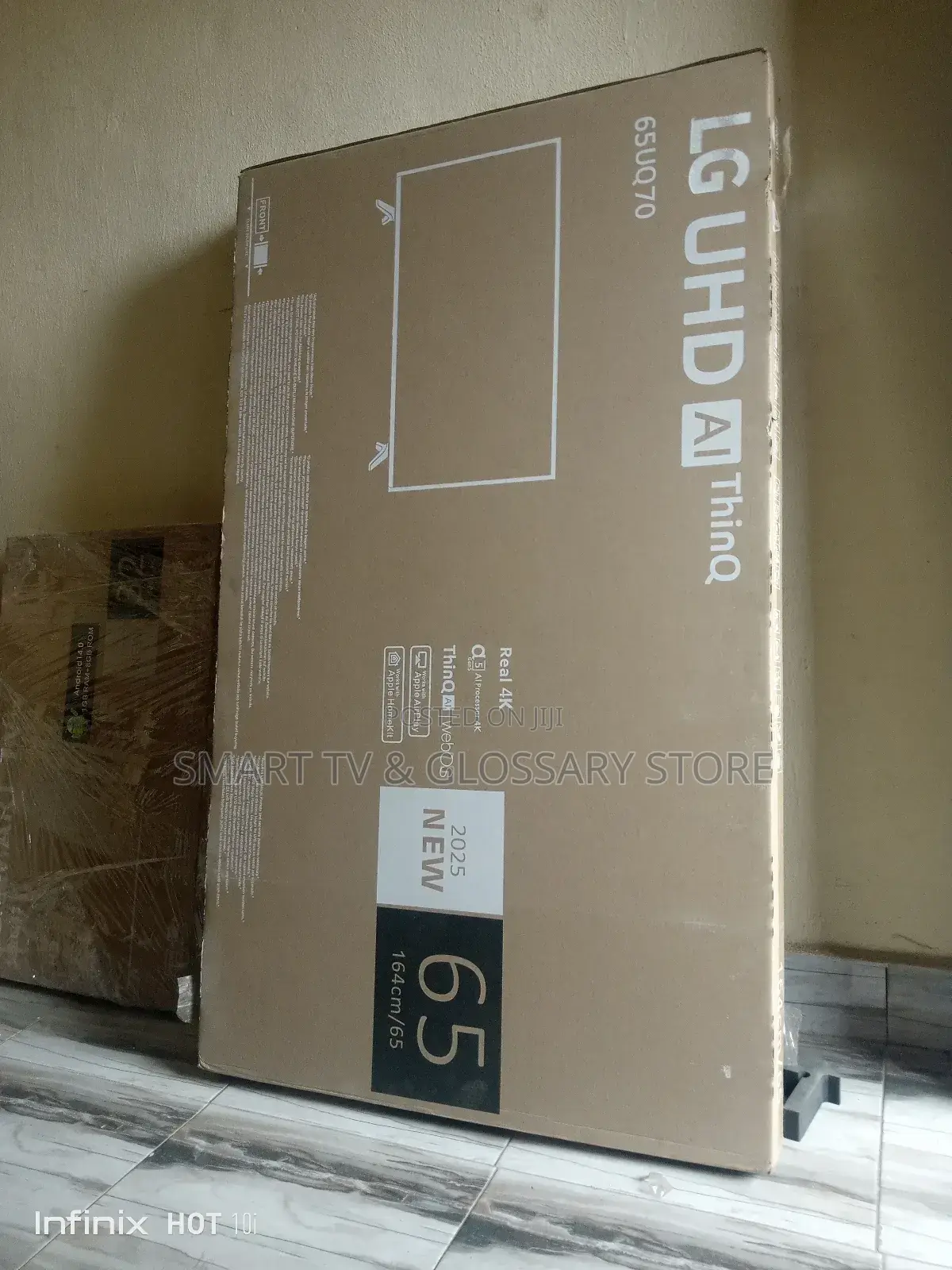 65 Inches With Brightening Screen