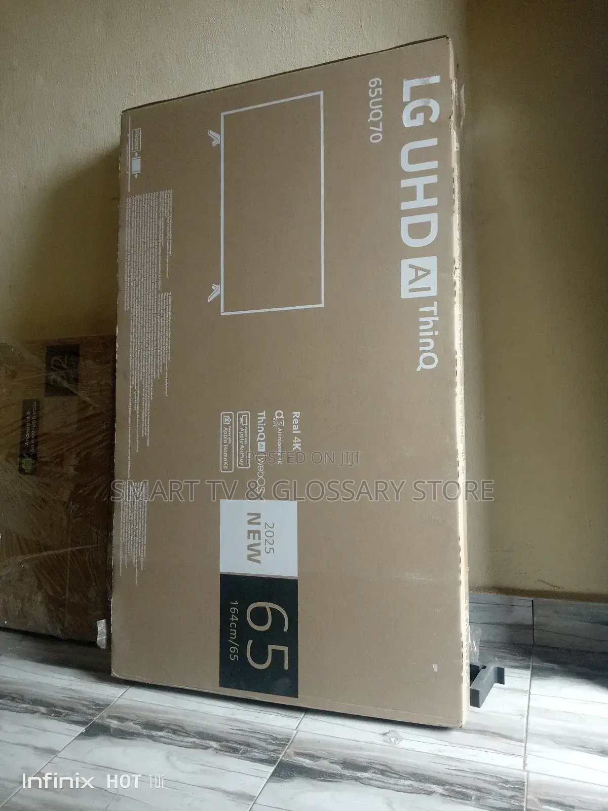 65 Inches With Brightening Screen