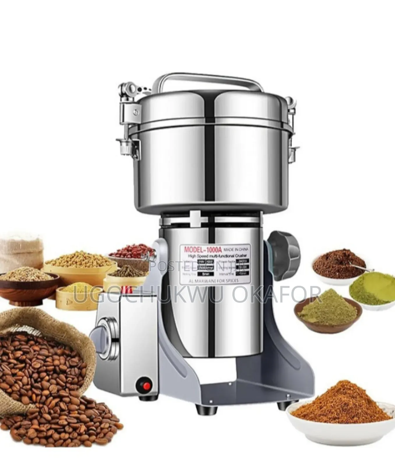 Stainless Steel Spice Blender Grinder