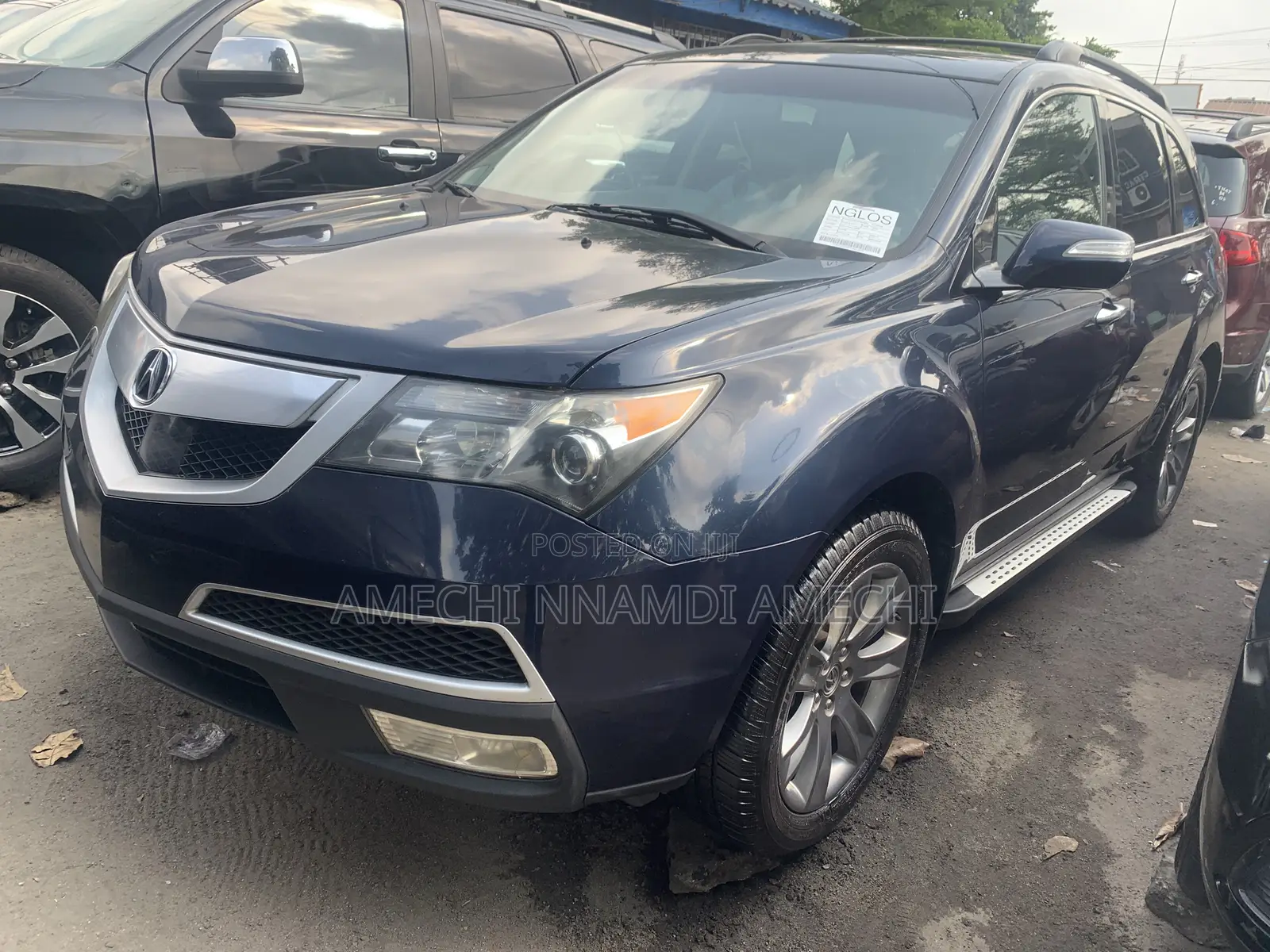 Acura MDX Advance Package SUV AWD (3.7L 6cyl 6A) 2013 Blue