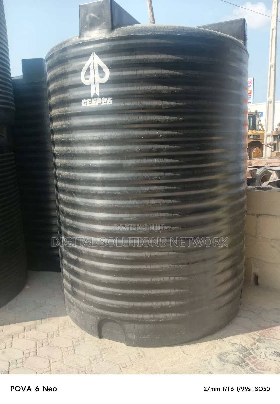 7,500 Litres Geepee Tank - Rubber