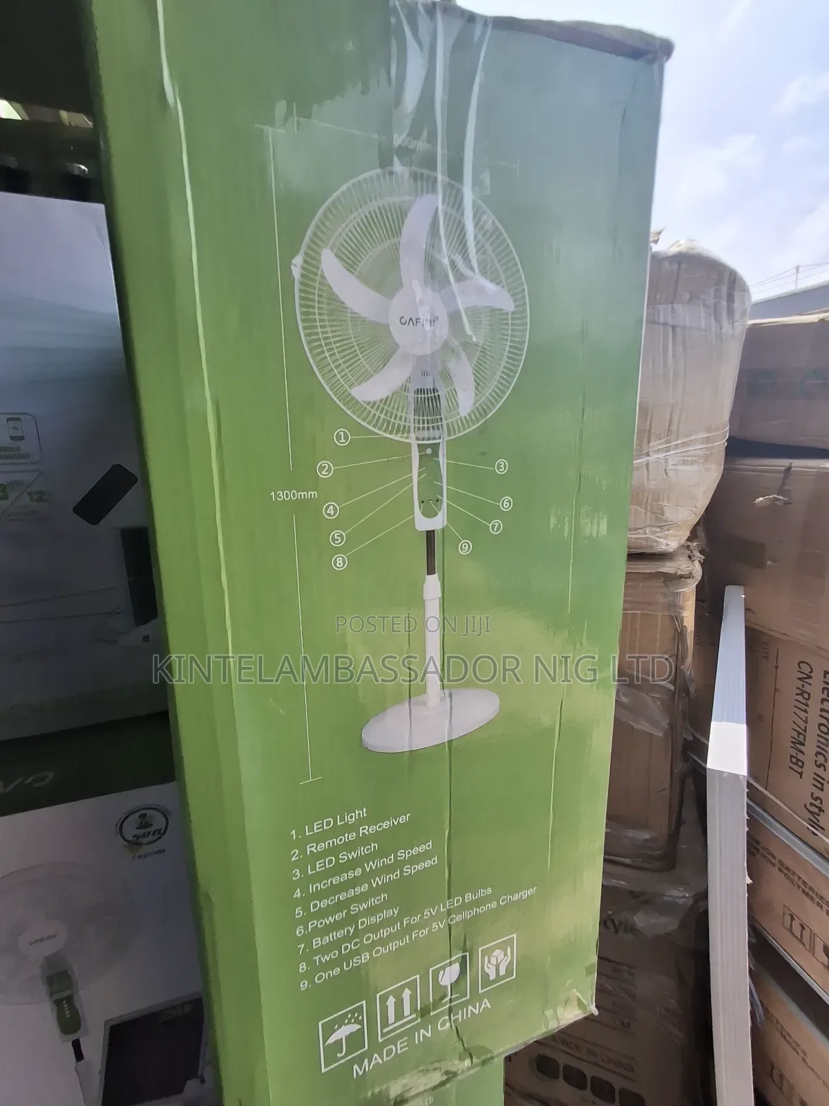 Gafini Rechargeable Stand Fan Cn-F2518