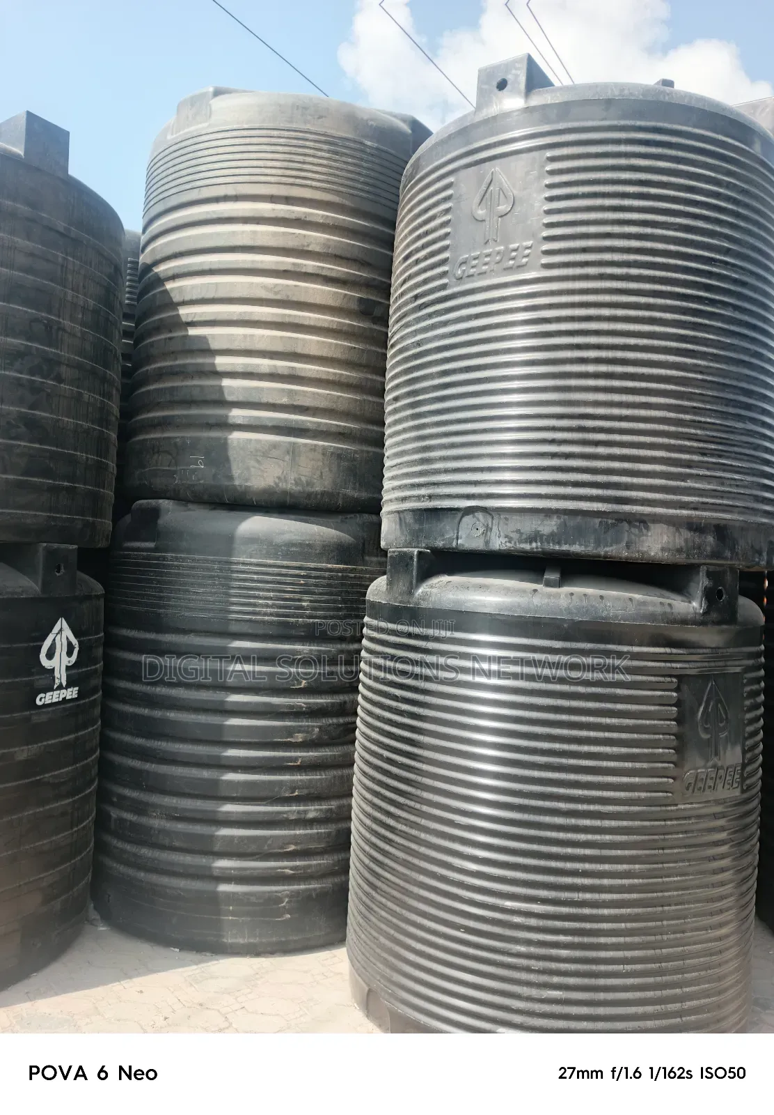 5000 Litres Geepee Tank - Rubber