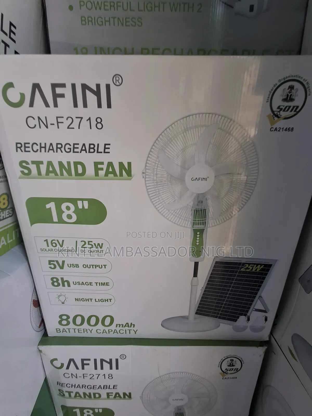 8000mah Gafini Standing Fan