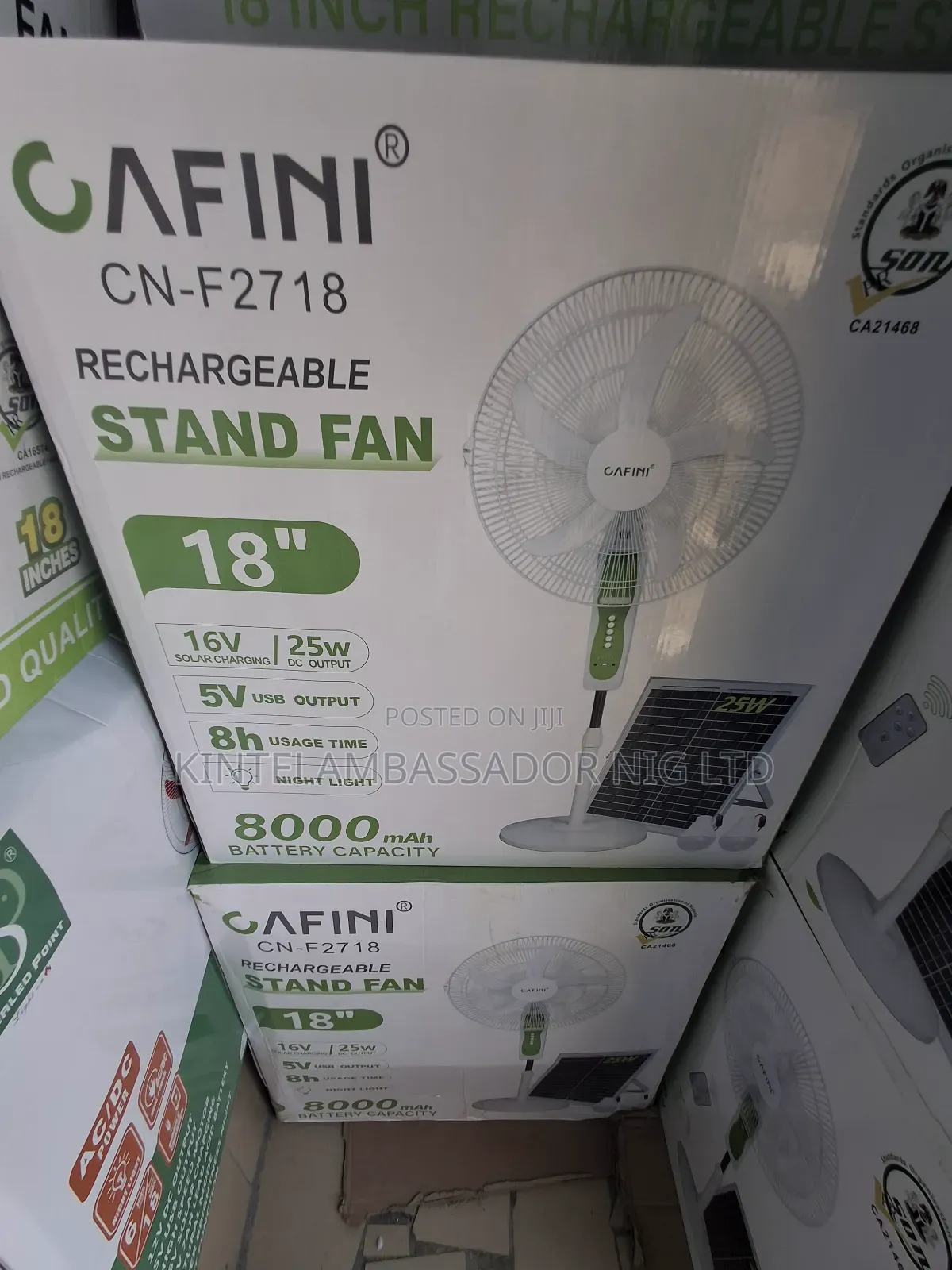 8000mah Gafini Standing Fan