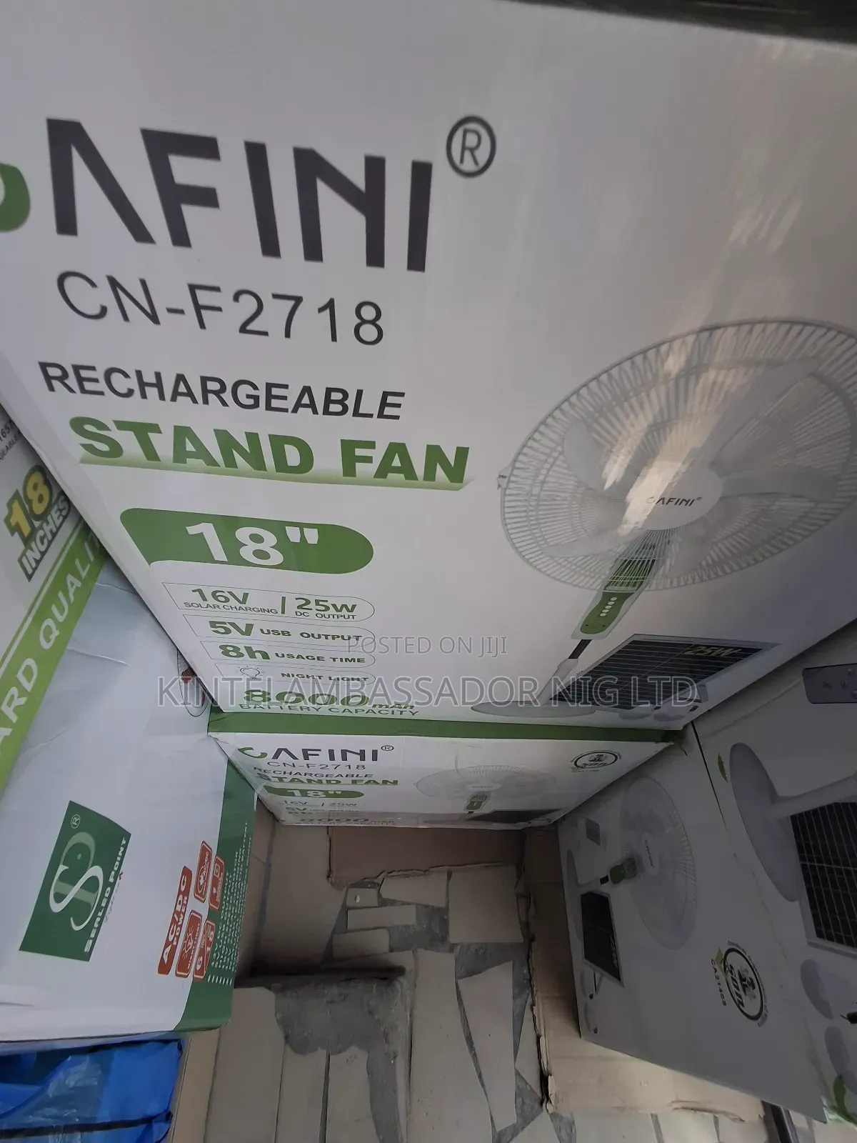 8000mah Gafini Standing Fan