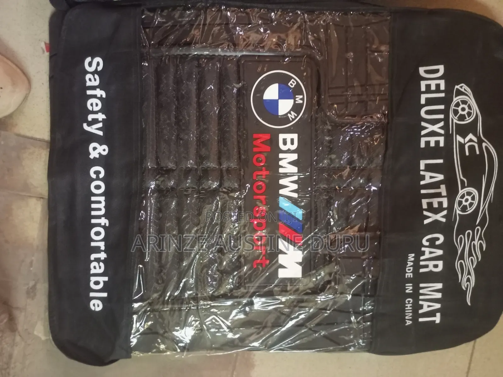 BMW Branded Rubber Car Floor Mats