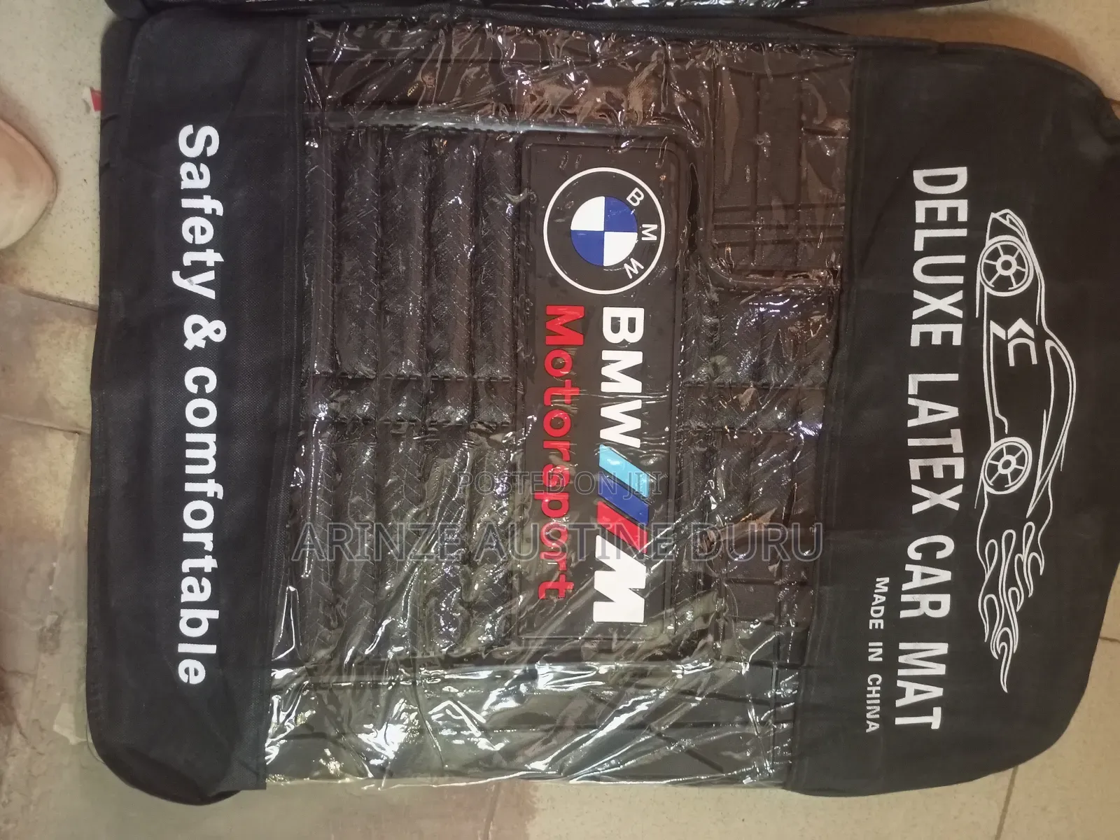 BMW Branded Rubber Car Floor Mats