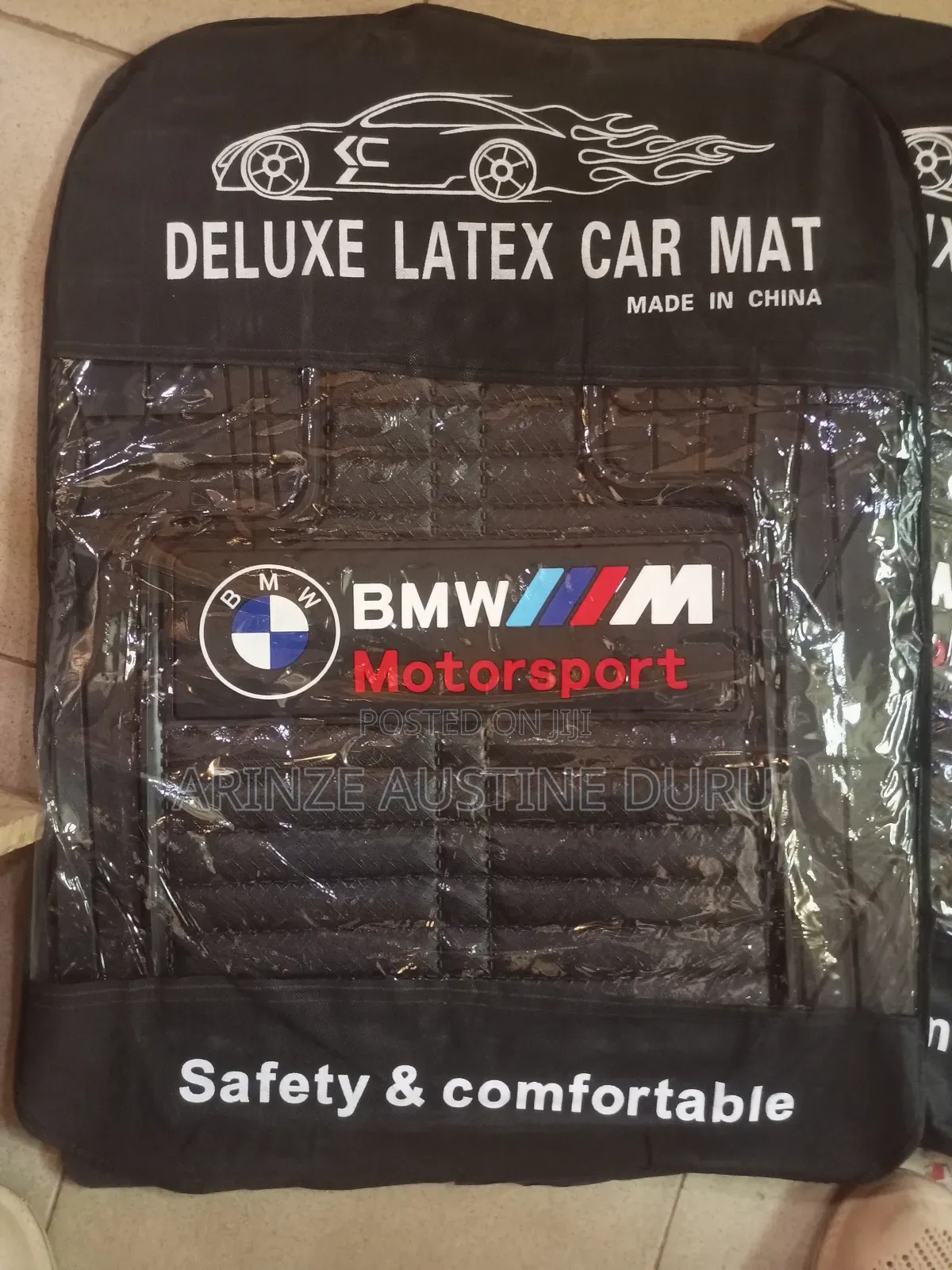 BMW Branded Rubber Car Floor Mats