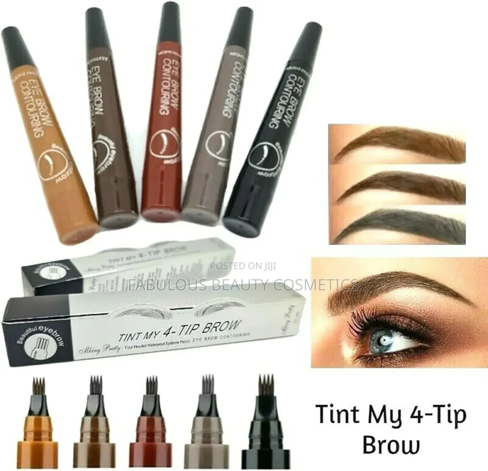 Aturmc Waterproof Eyebrow (1#Light Brown
