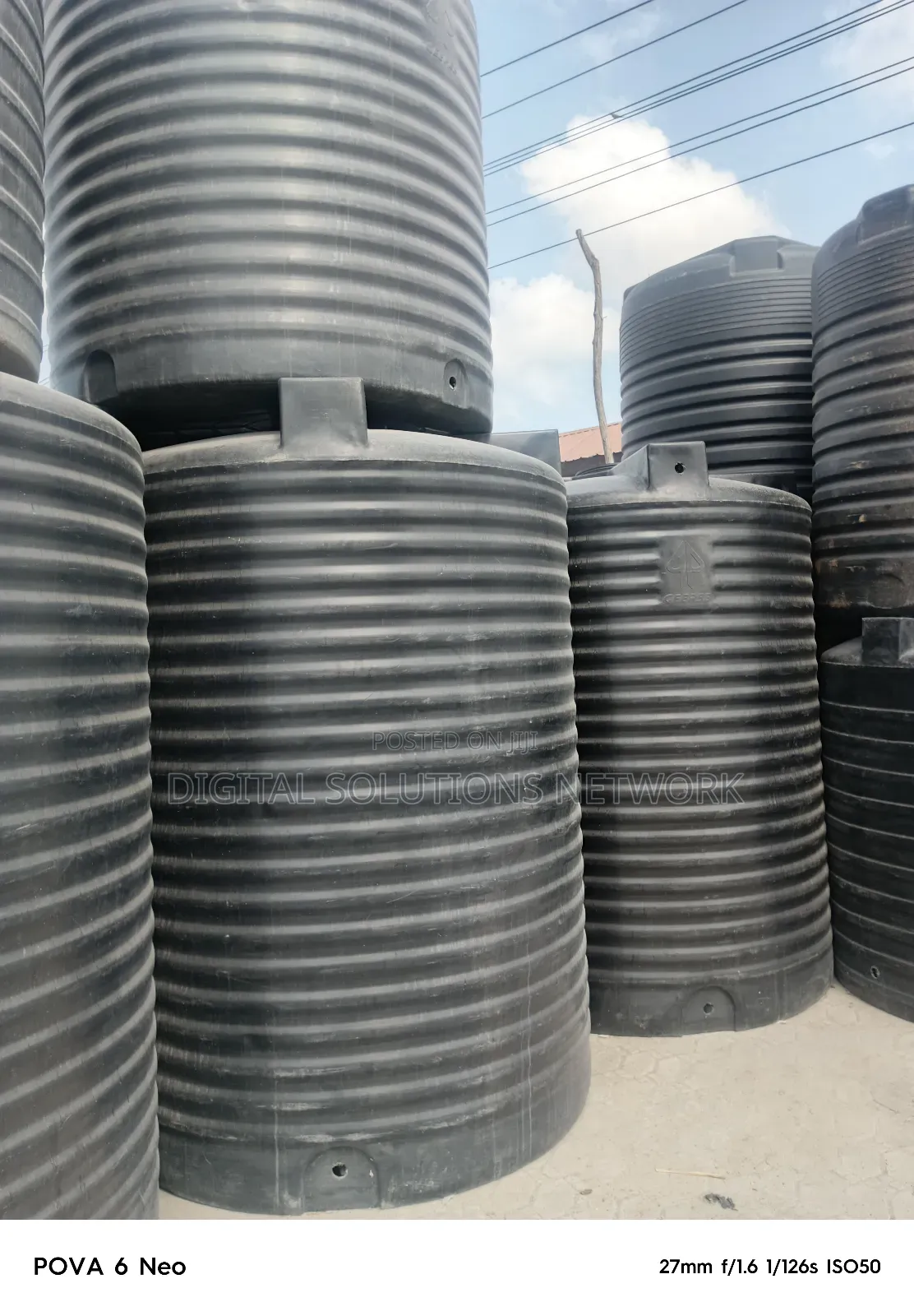 3000 Litres Geepee Tank - Rubber