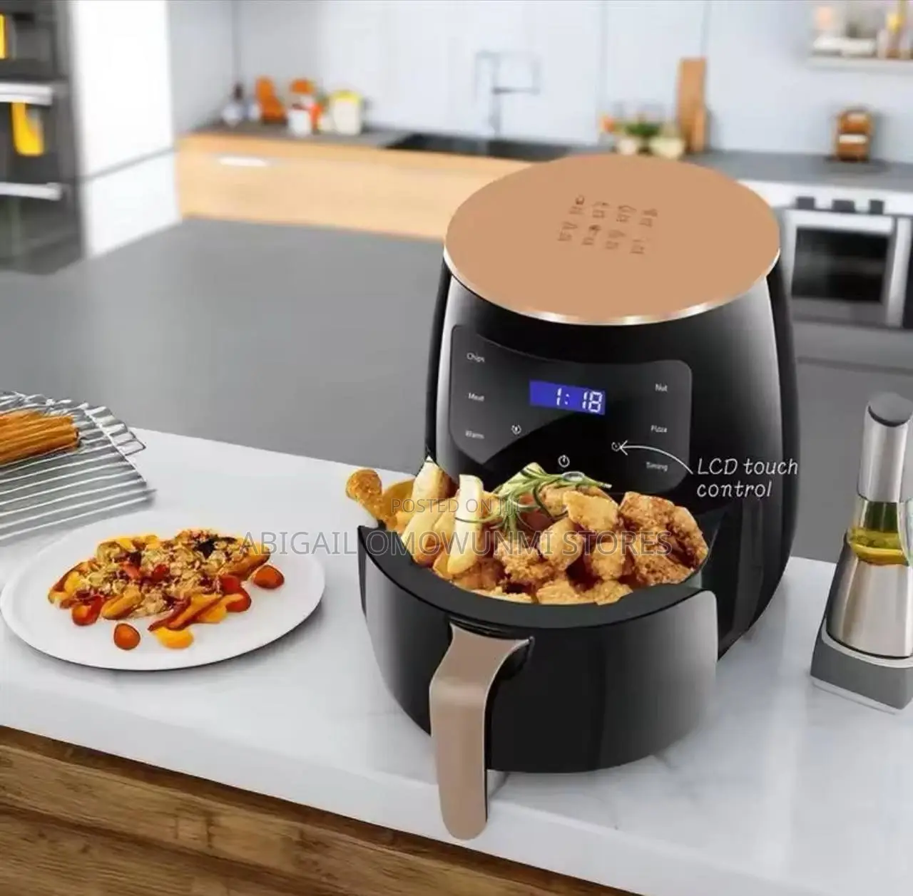6l Capacity Digital Silver Creast Air Fryer