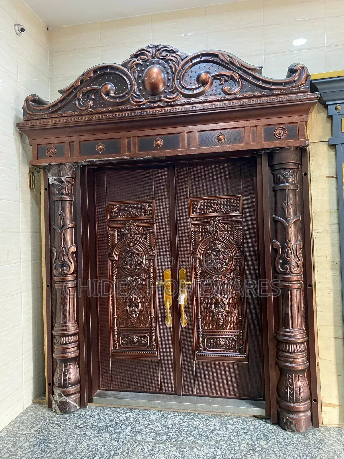 Cast Copper Door