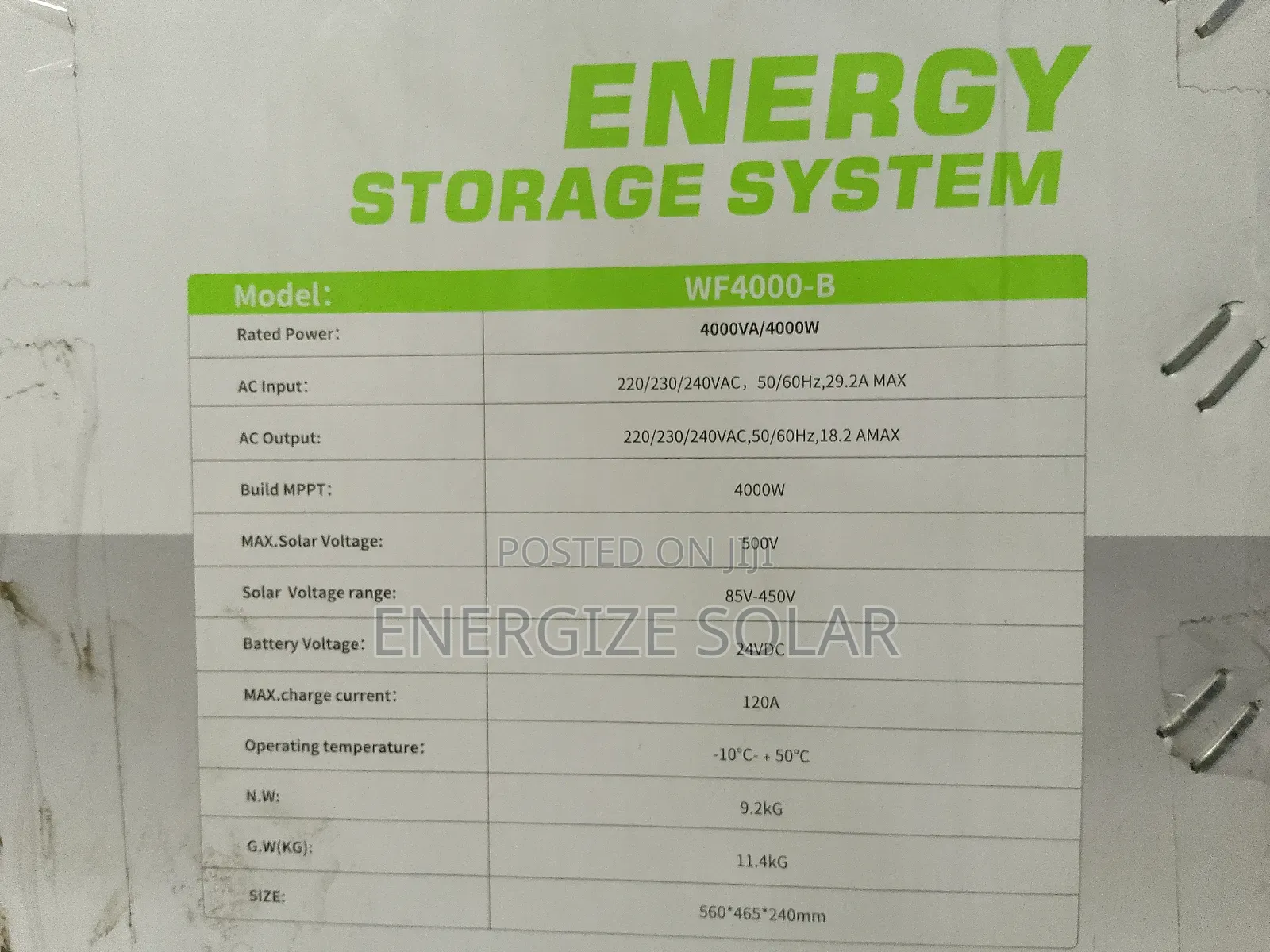 4kva 24v Lutian Hybrid Ess Inverter