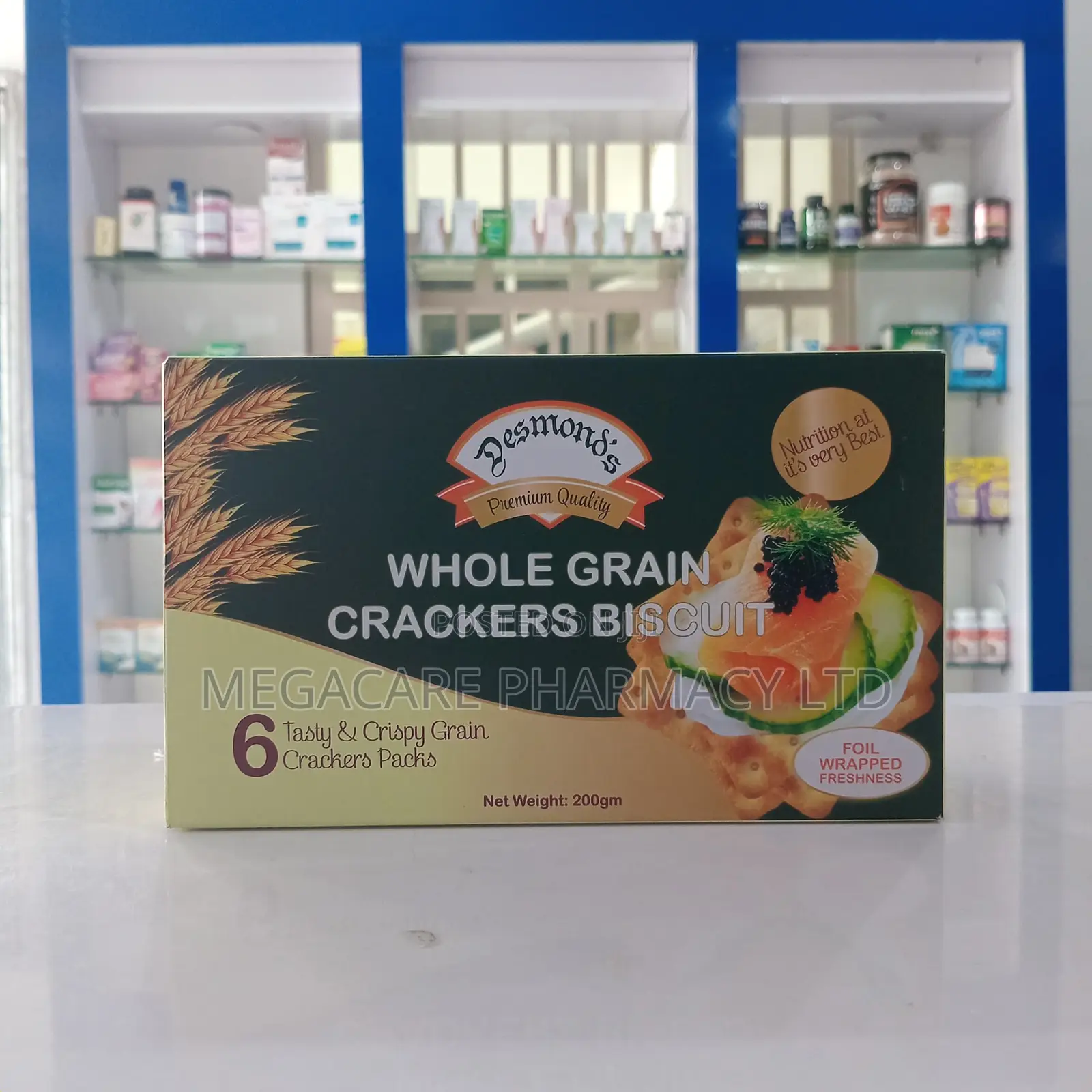 Whole Grains Crackers Biscuits