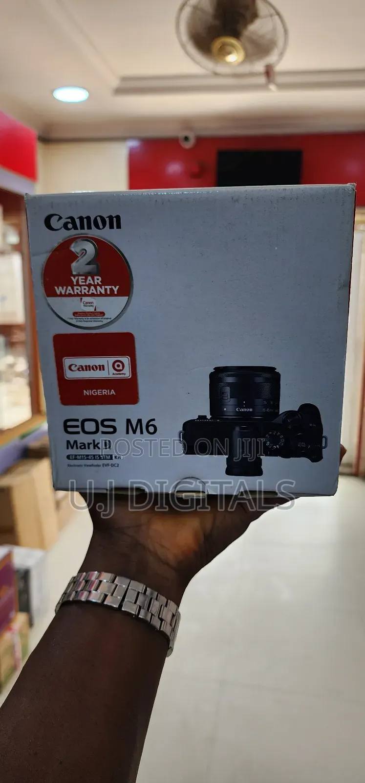 Canon Eos M6 Mark Ii Mirrorless Camera With 15-45mm Lens