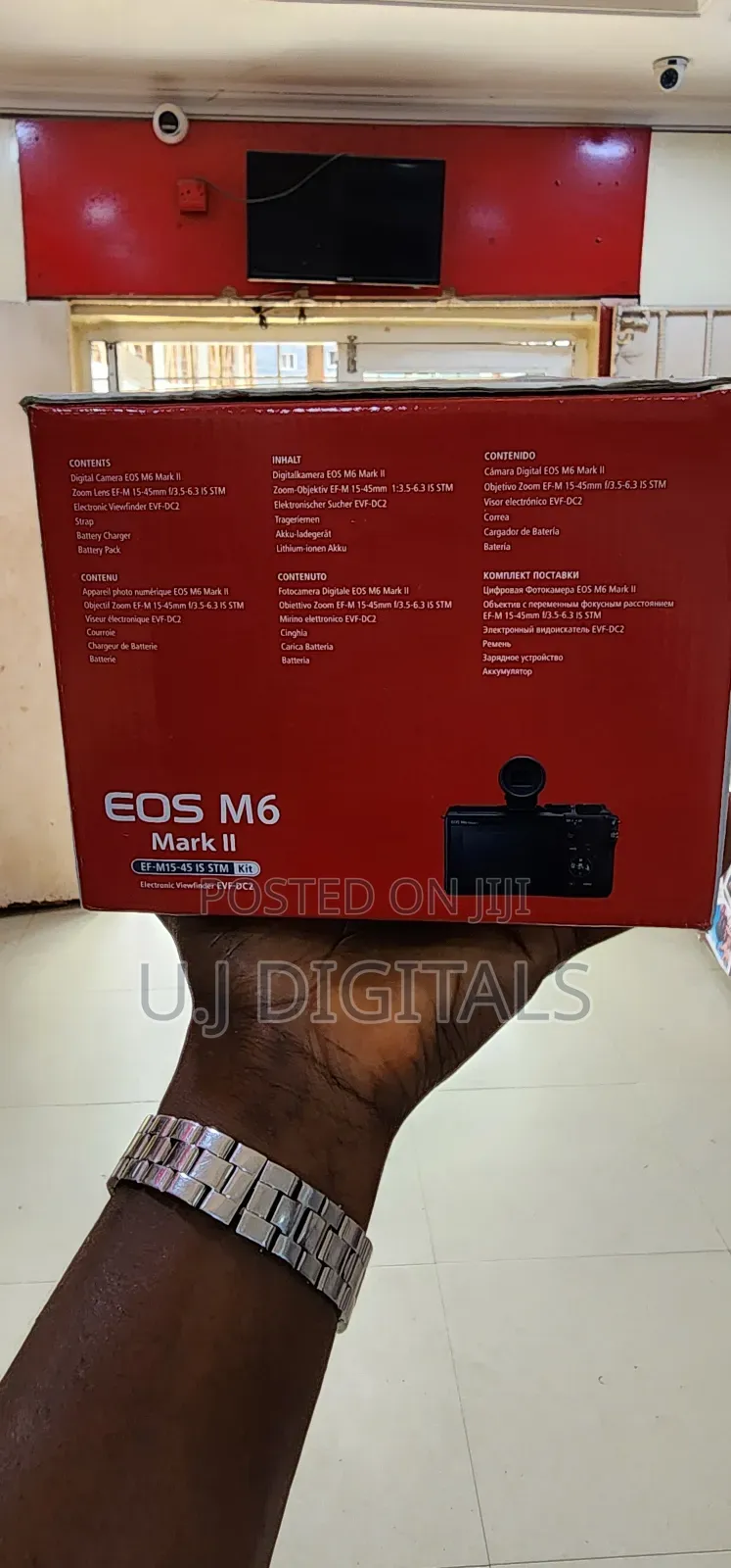 Canon Eos M6 Mark Ii Mirrorless Camera With 15-45mm Lens