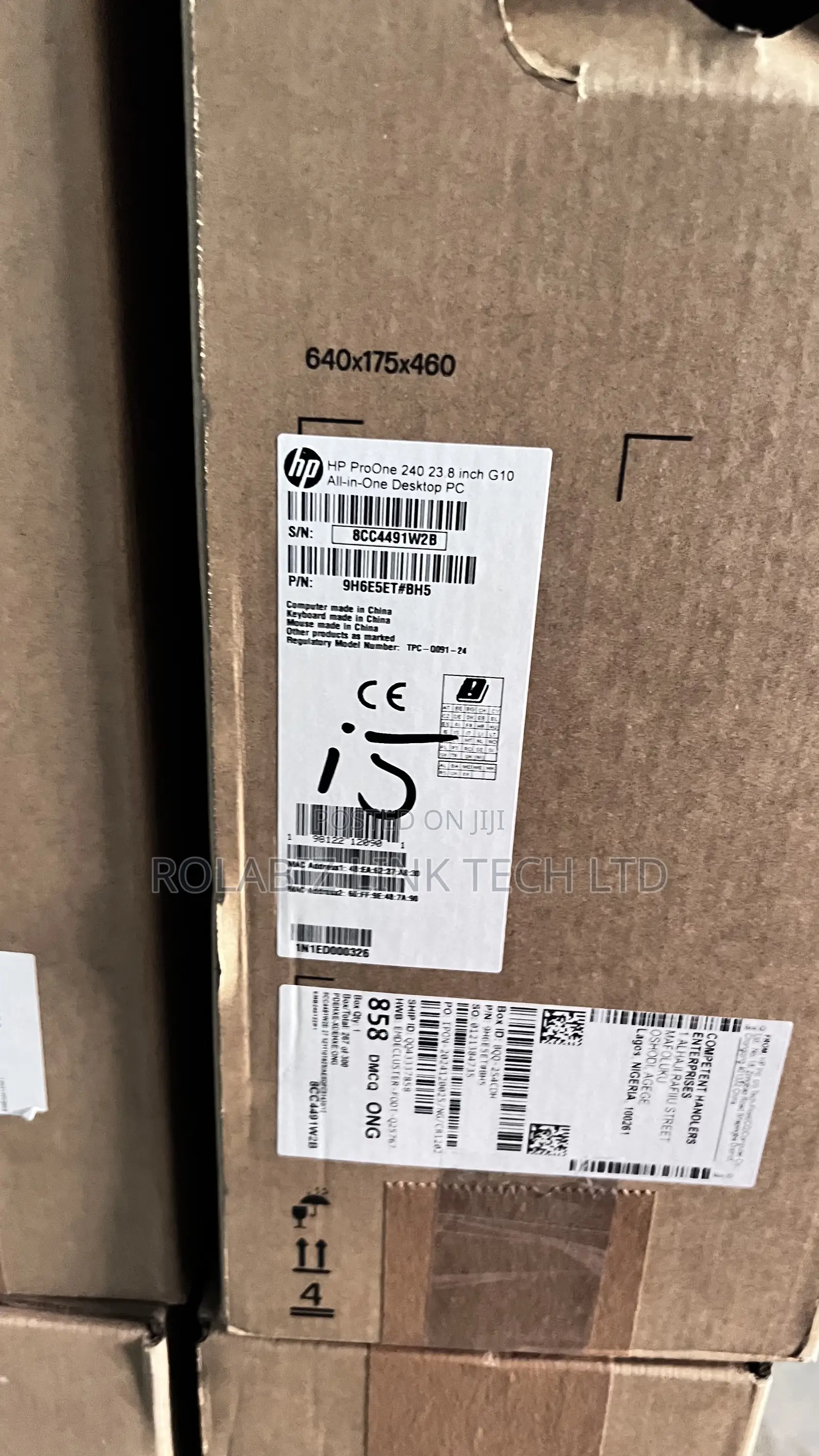 New HP ProOne 240 G10 All-in-One 8GB Intel Core I5 SSD 512GB