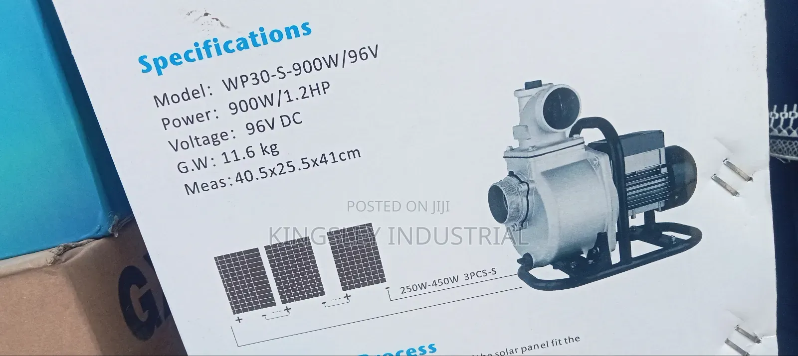 Solar Surface Water Pump 1.2hp 900w ''3''