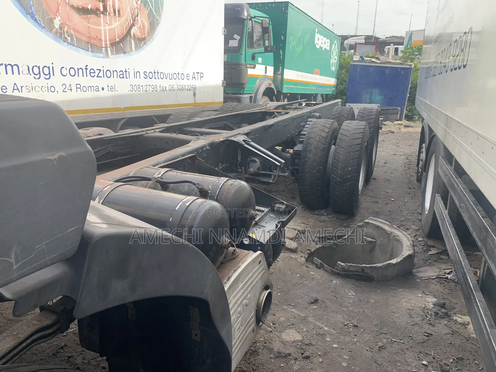 Man Diesel Chassis, 10tyres White