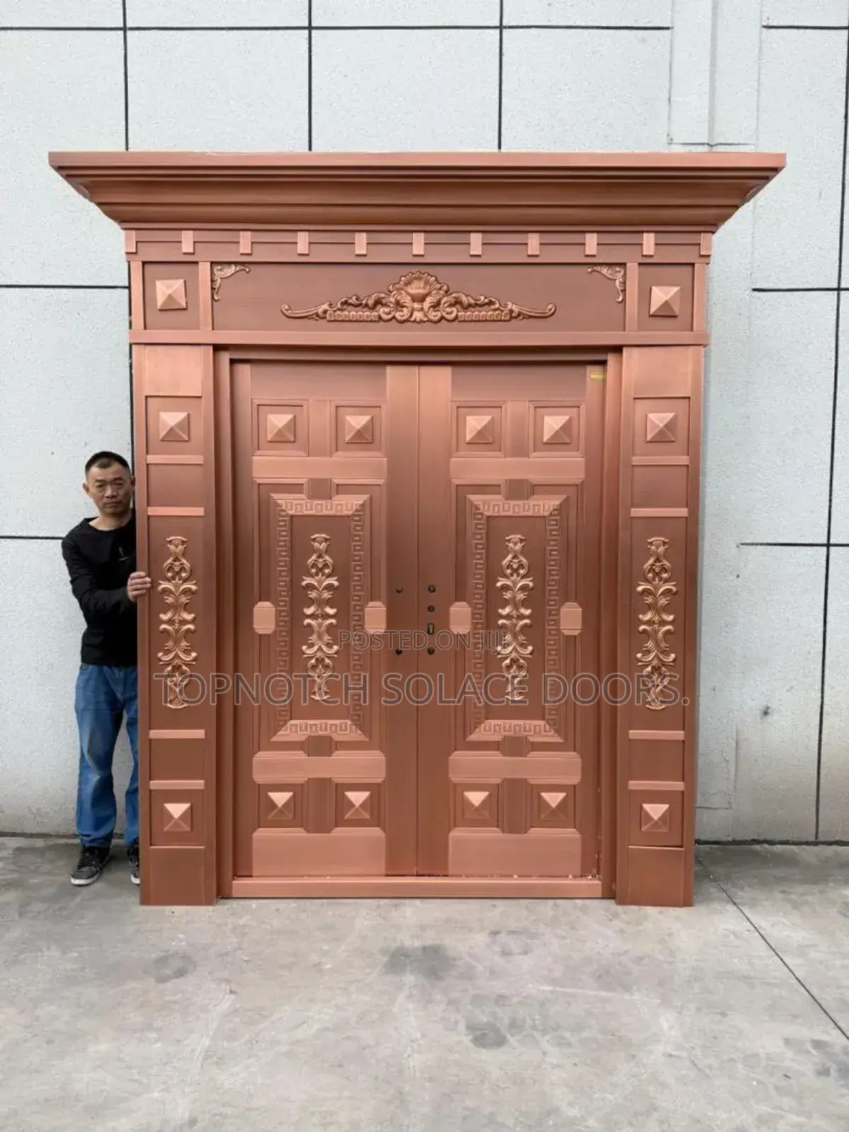 5ft Pure Copper Cast With Arch and Pillar
