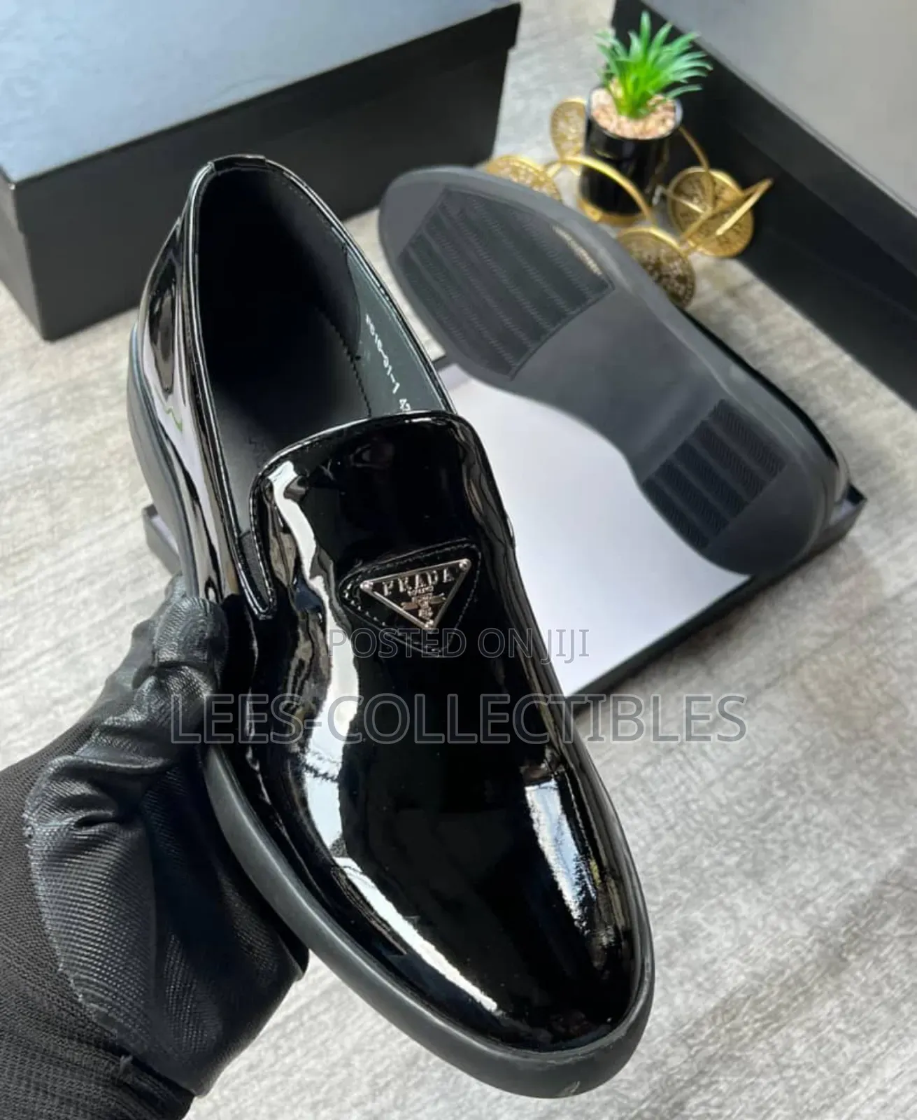 Original Prada Leather Shoes