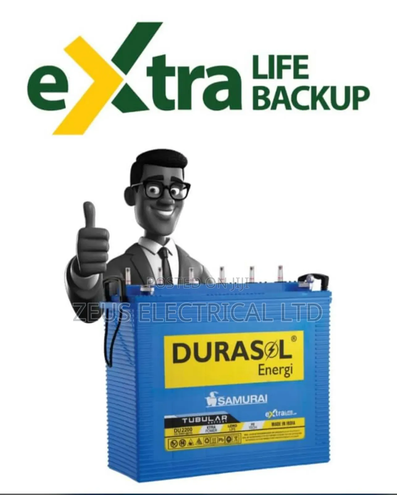 Durasol 200ah Tubular Battery Promo Sales