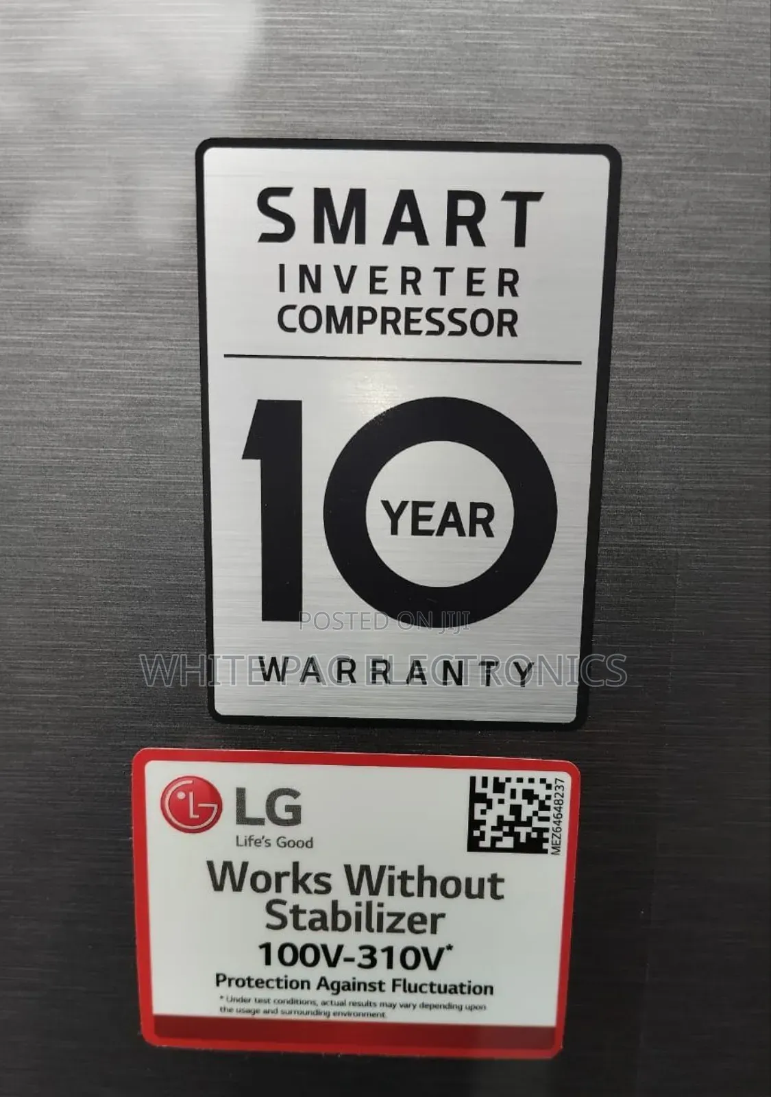 Original> Lg Inverter 293 L Fridge/ Freezer Low Consumption
