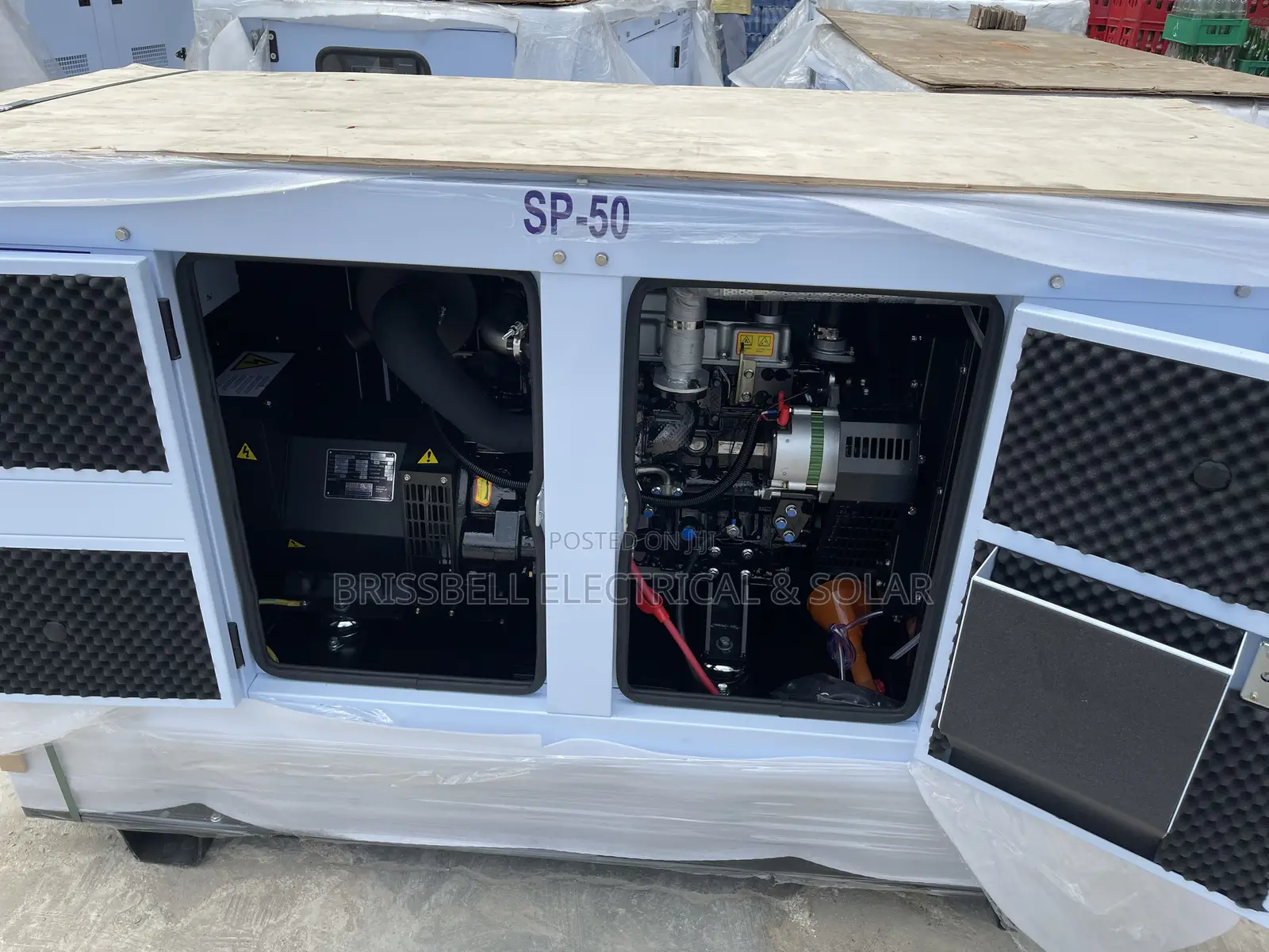 Brilliant England Perkins Soundproof Diesel Generator 50kva