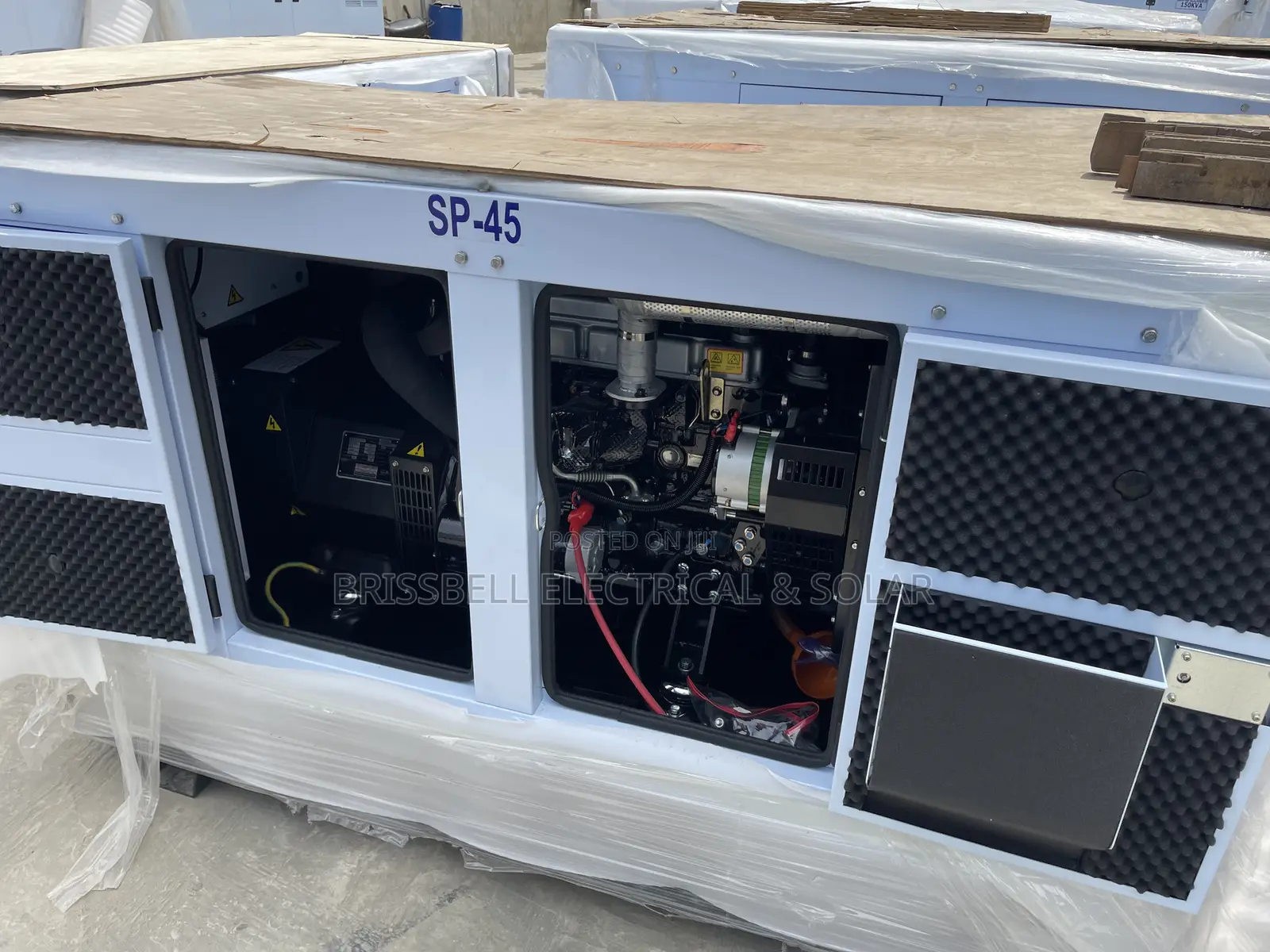 Brilliant England Perkins Soundproof Diesel Generator 45kva