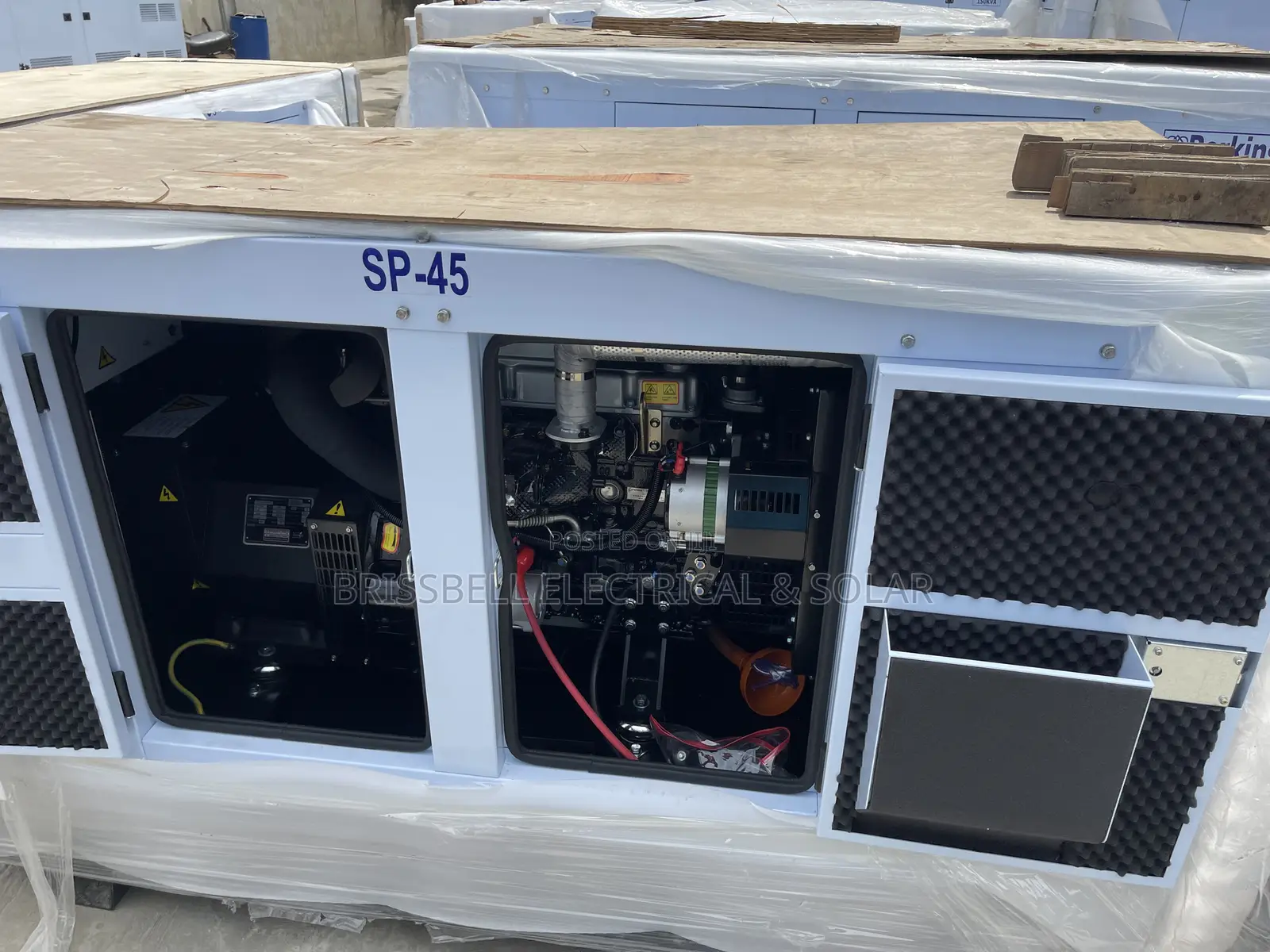 Brilliant England Perkins Soundproof Diesel Generator 45kva