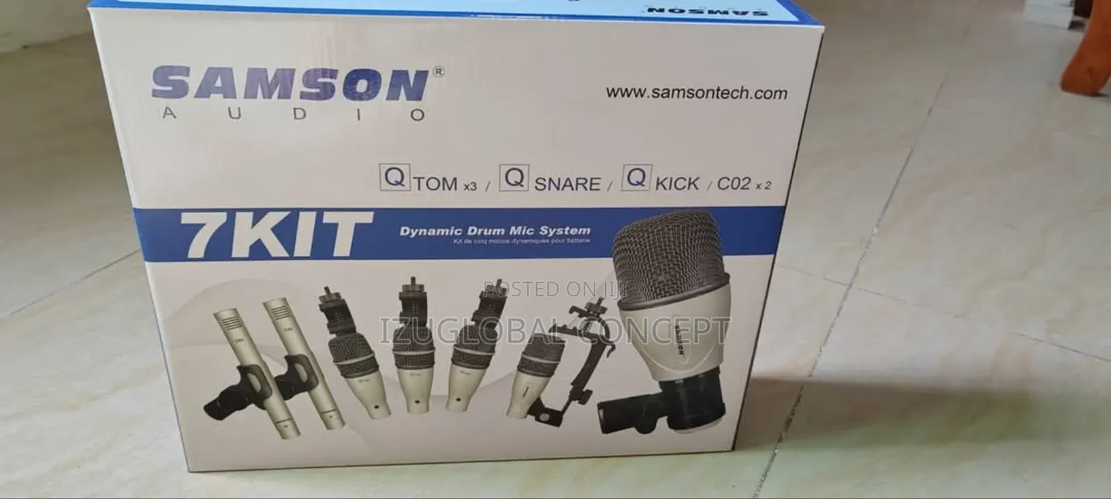 Samson 7kit Dynamic Drum Microphone