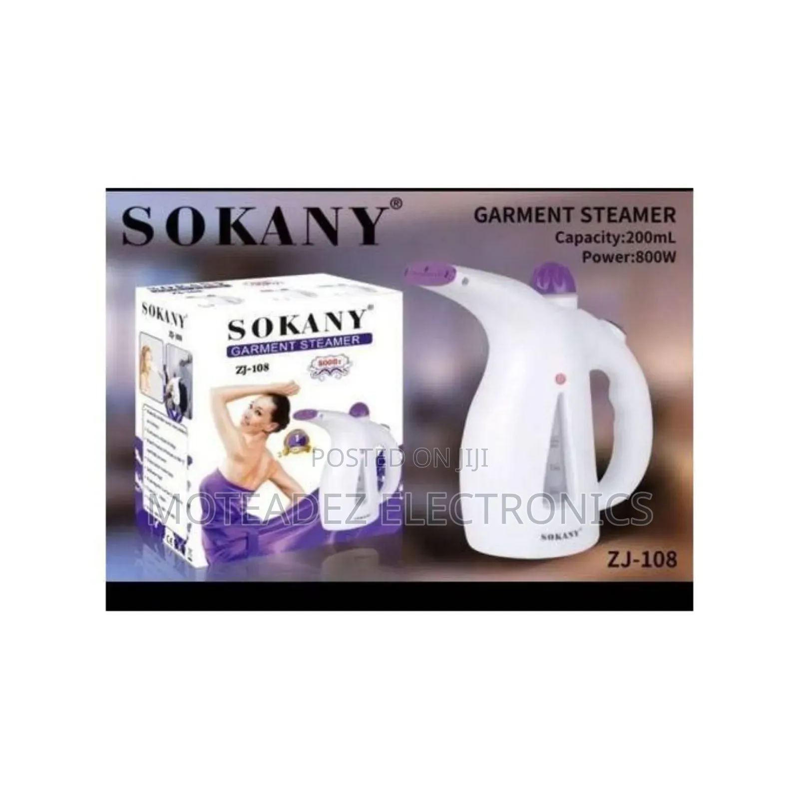 Sokany 200ml High Quality Fabric Garment Steamer