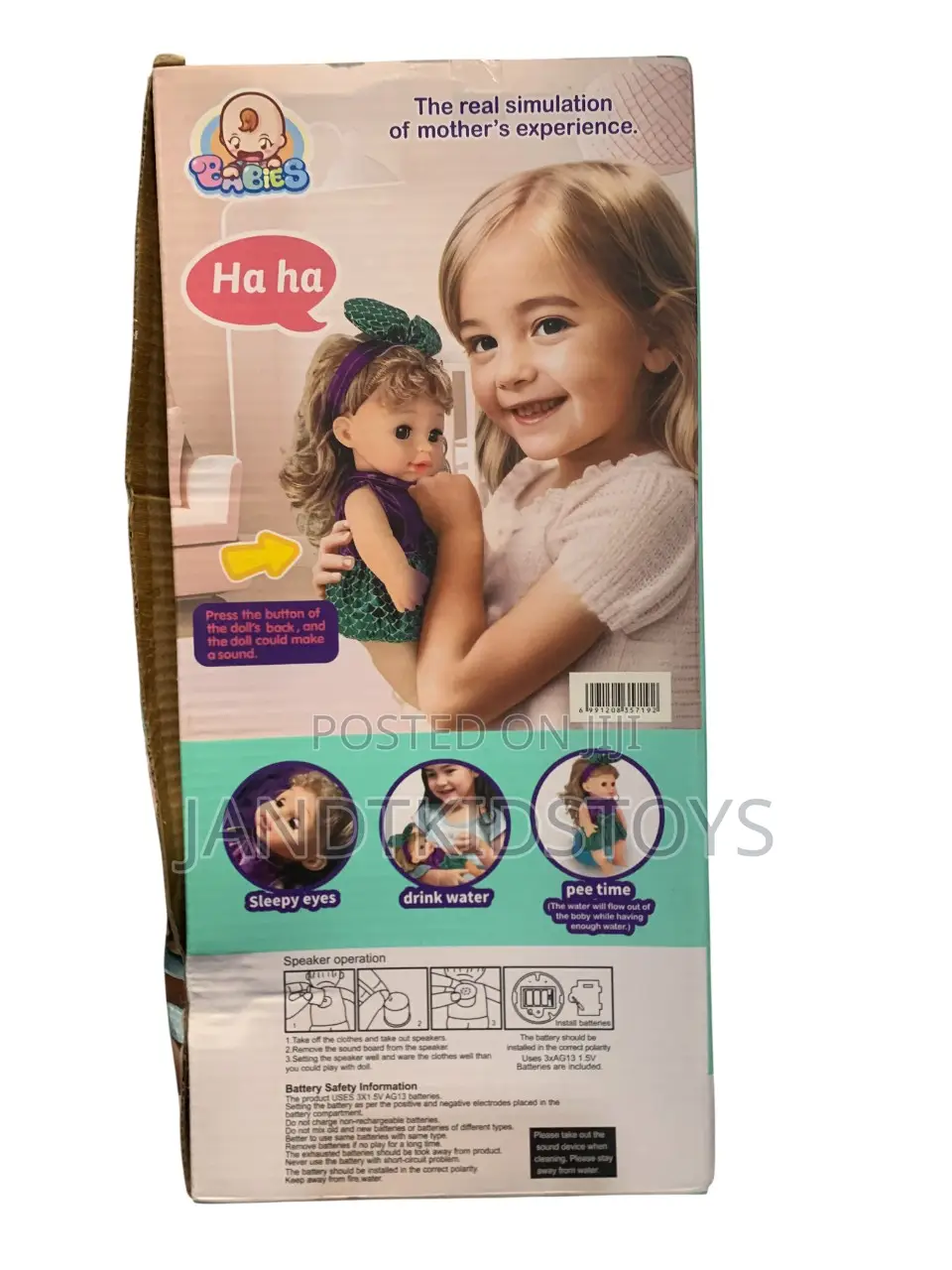 Hairy Doll With Sweet Baby Sounds