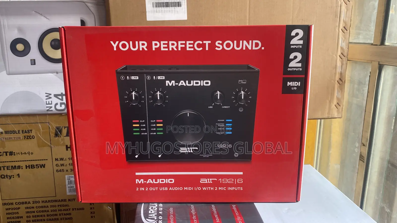 M-Audio Air 192/6 Usb 2×2 Audio Interface With Midi