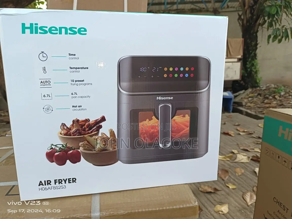 Hisense 6.7l Air Fryer With See-Through Lid