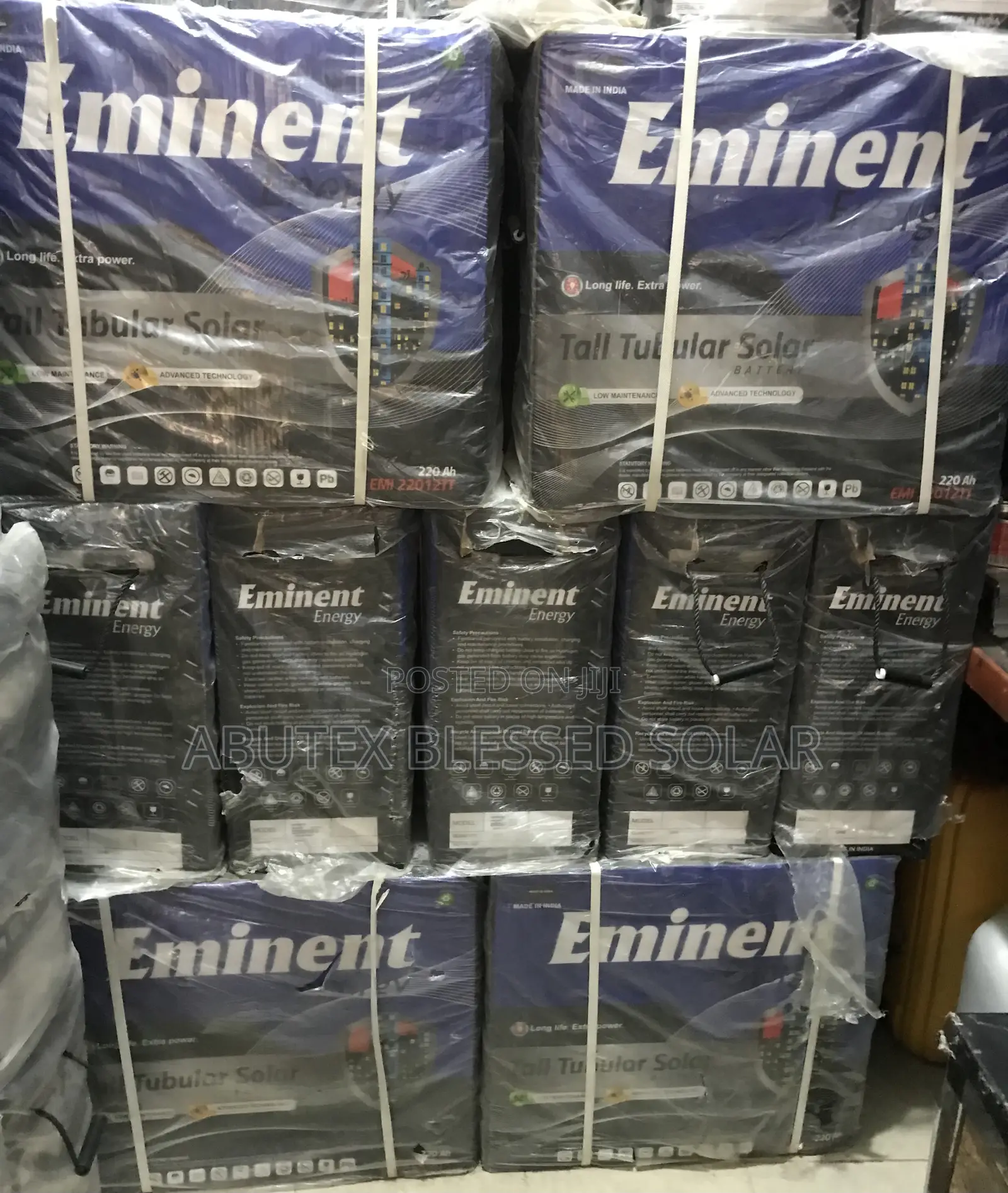 220ah 12v Eminent Indian Tall Tubular Battery
