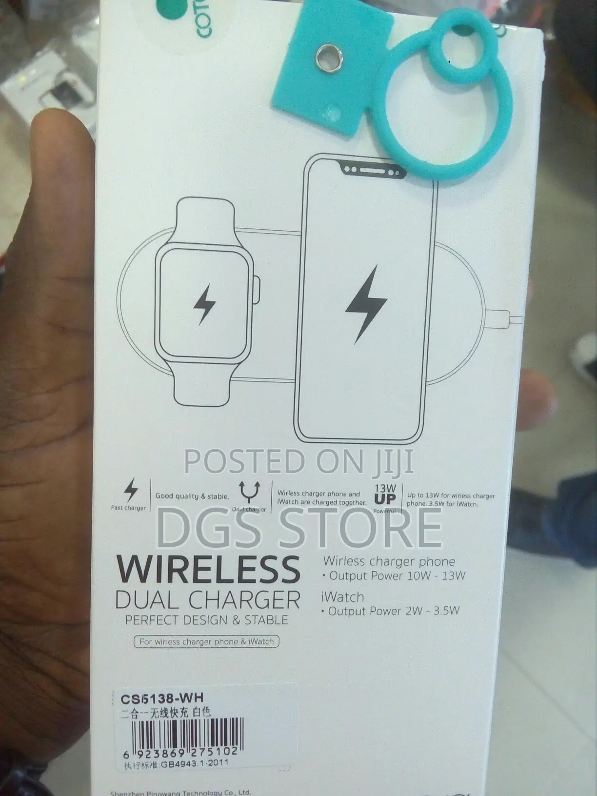 Dual Wireless Charger for iPhone and Watch