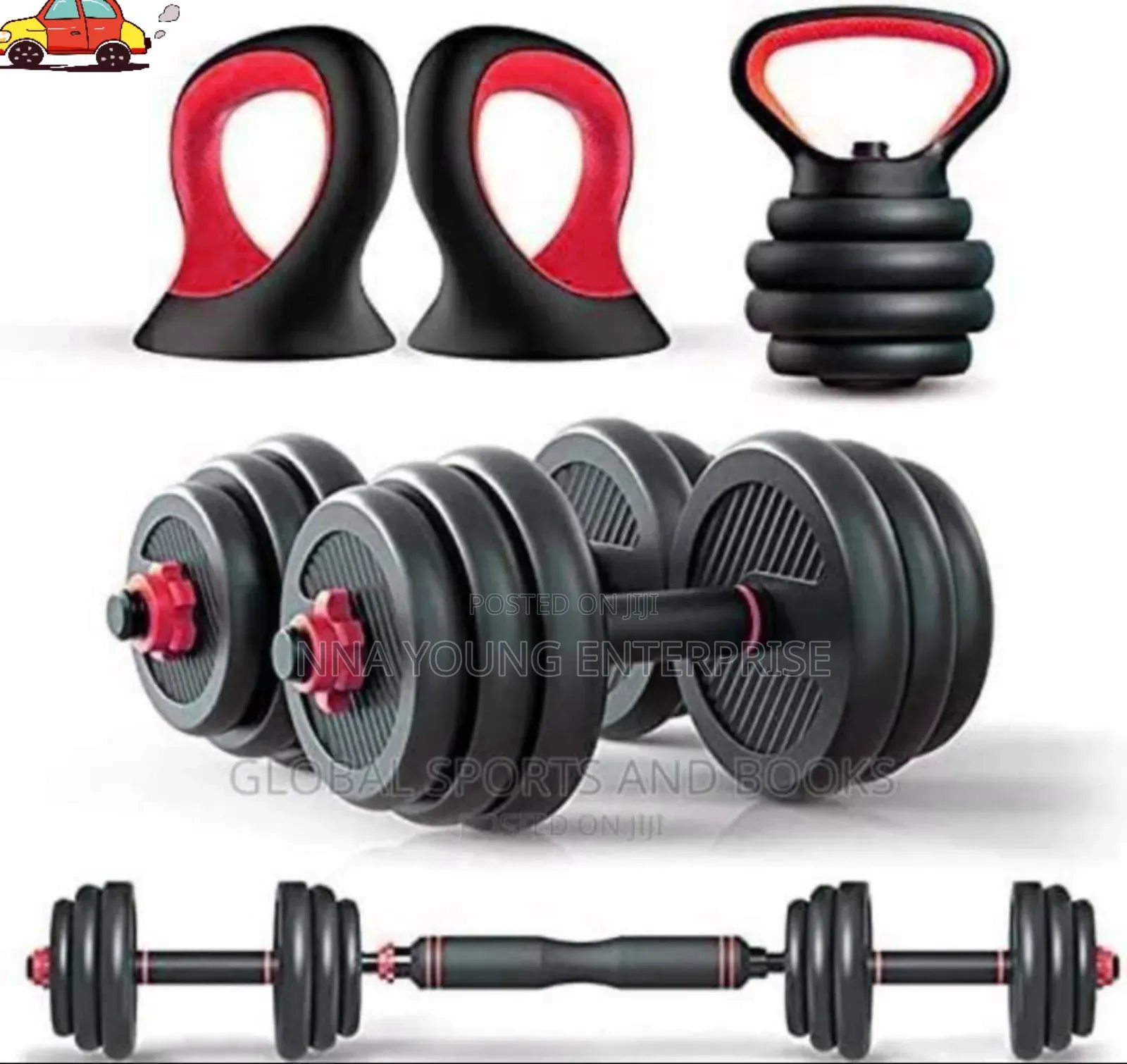 Adjustable 3 in 1 Dumbbells