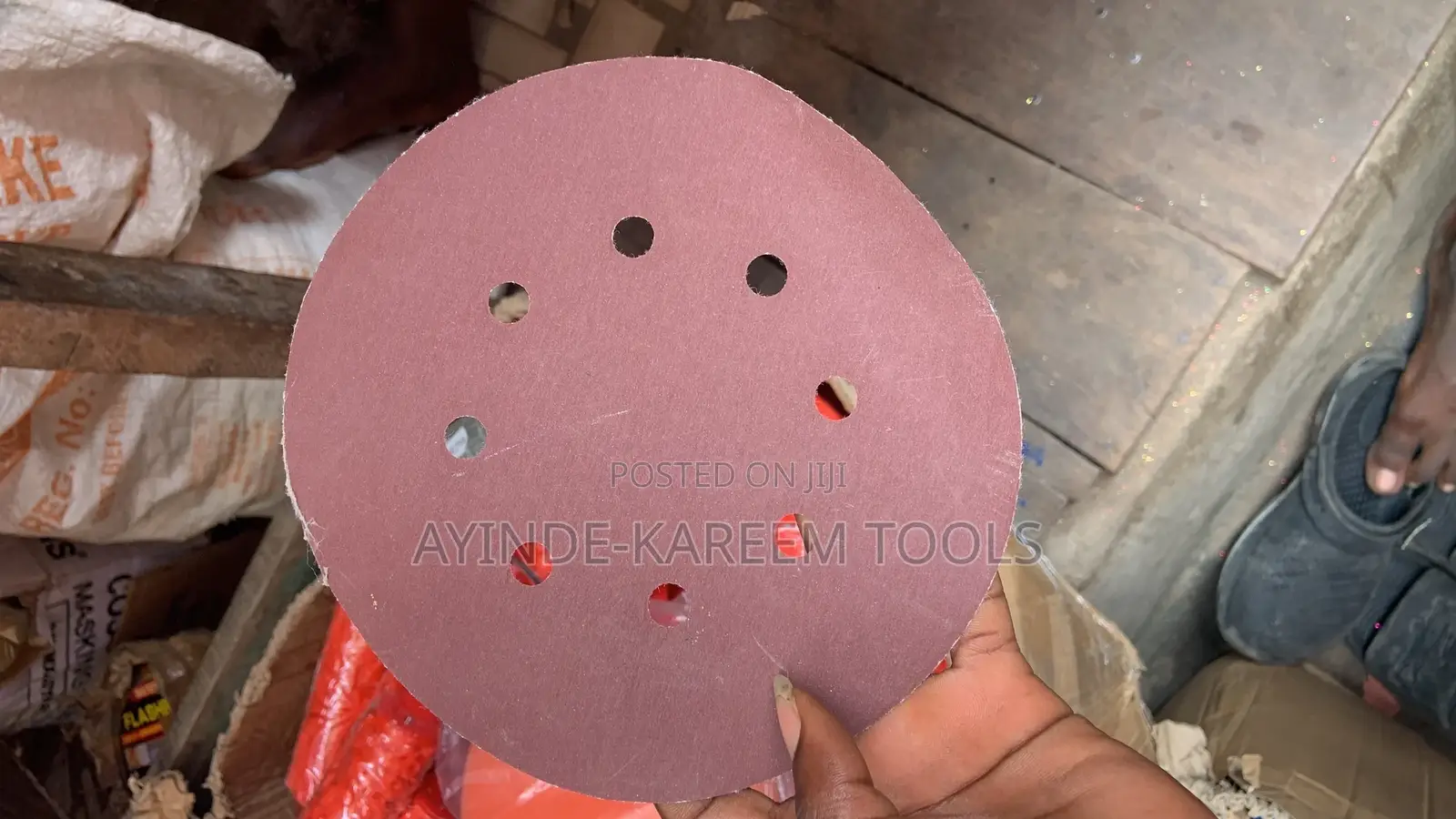 (P400)7” 180mm Round Sandpaper Disc(10pcs)