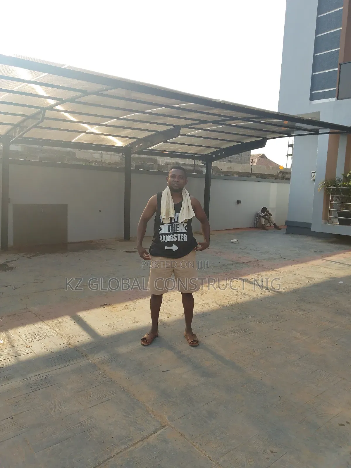 H-beam Carport With Danpalon Coverings 001