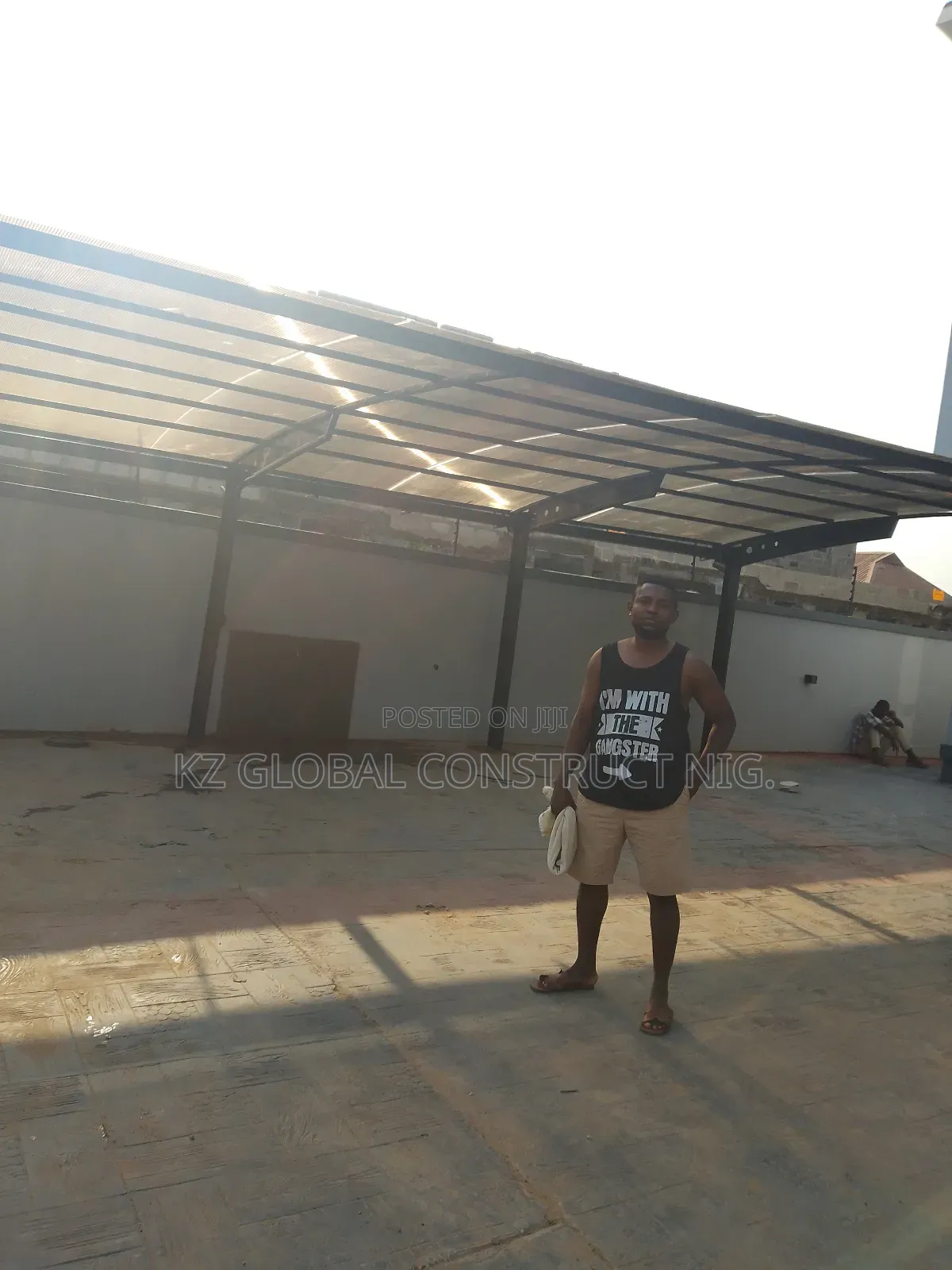 H-beam Carport With Danpalon Coverings 003